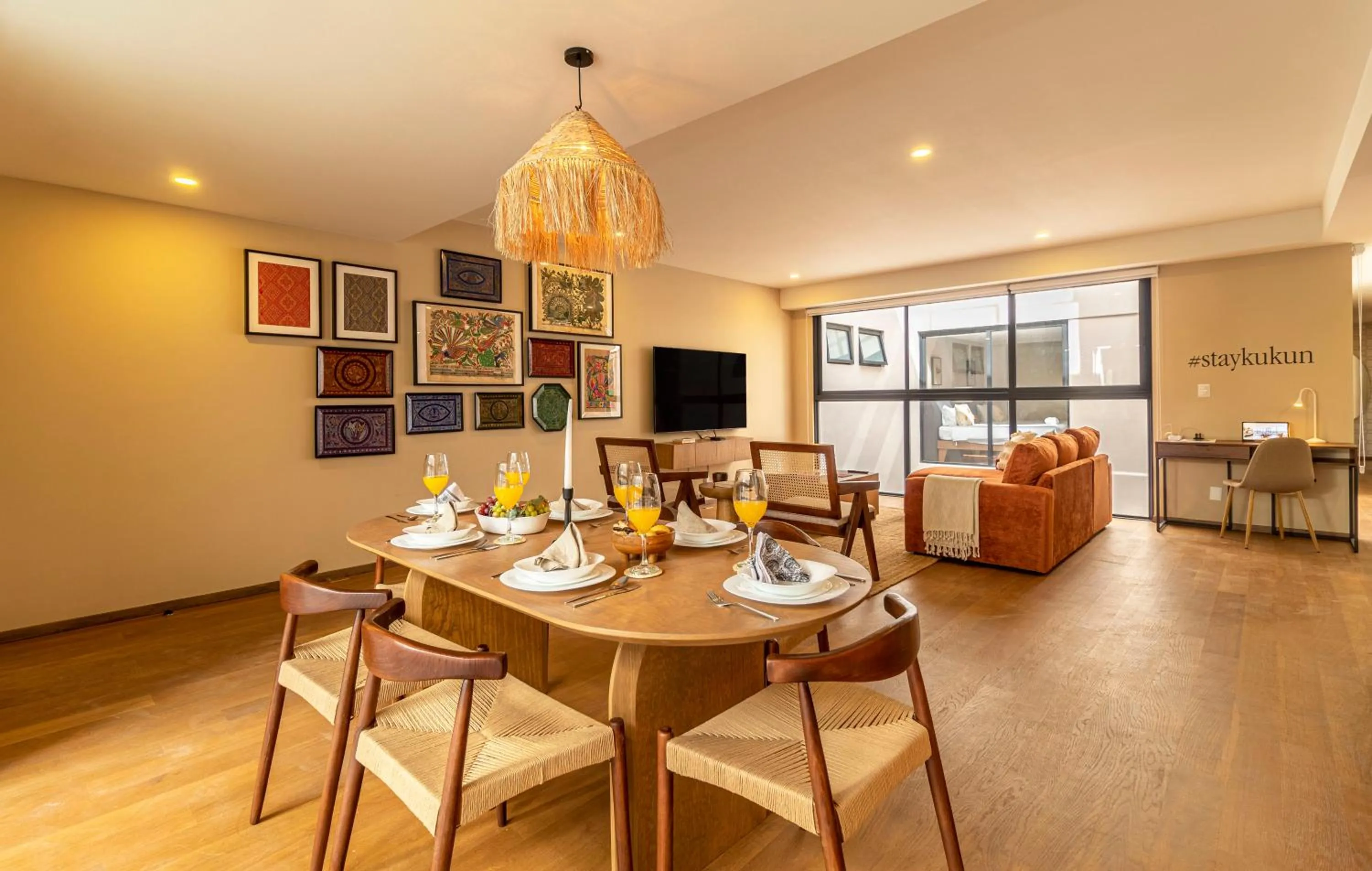 Dining area in Casa Colima by Kukun