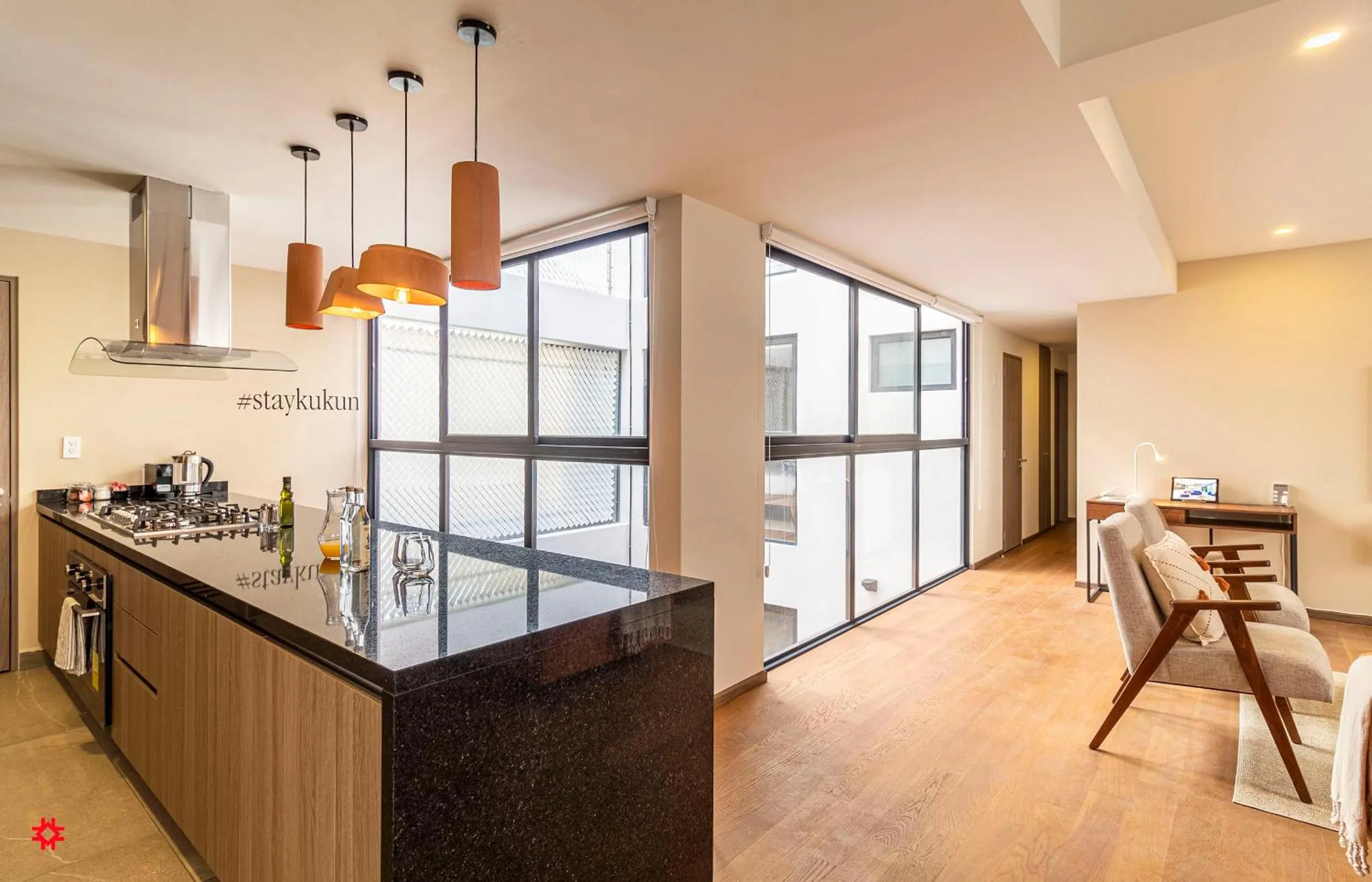 Kitchen or kitchenette in Casa Colima by Kukun