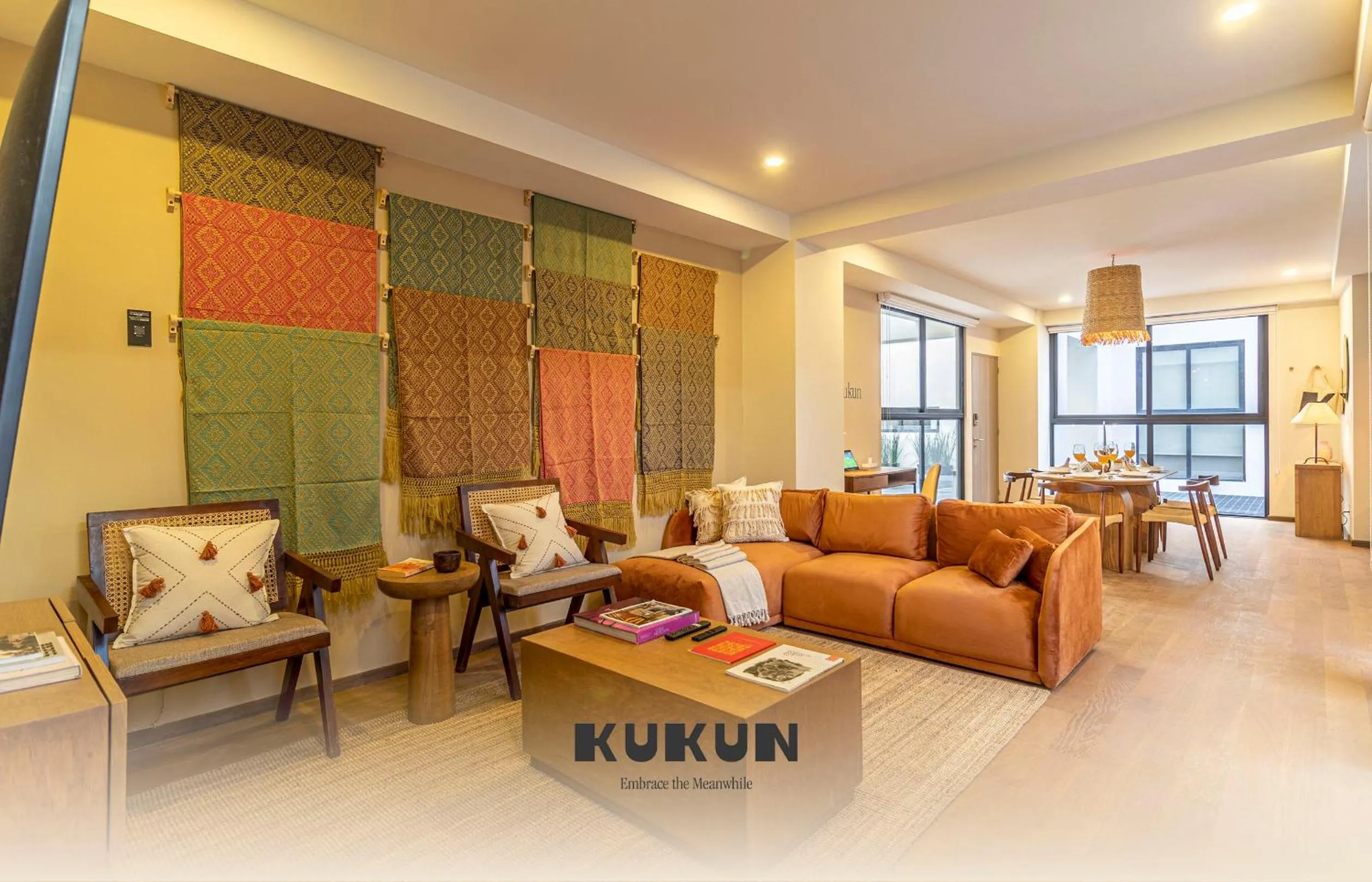 Seating area in Casa Colima by Kukun