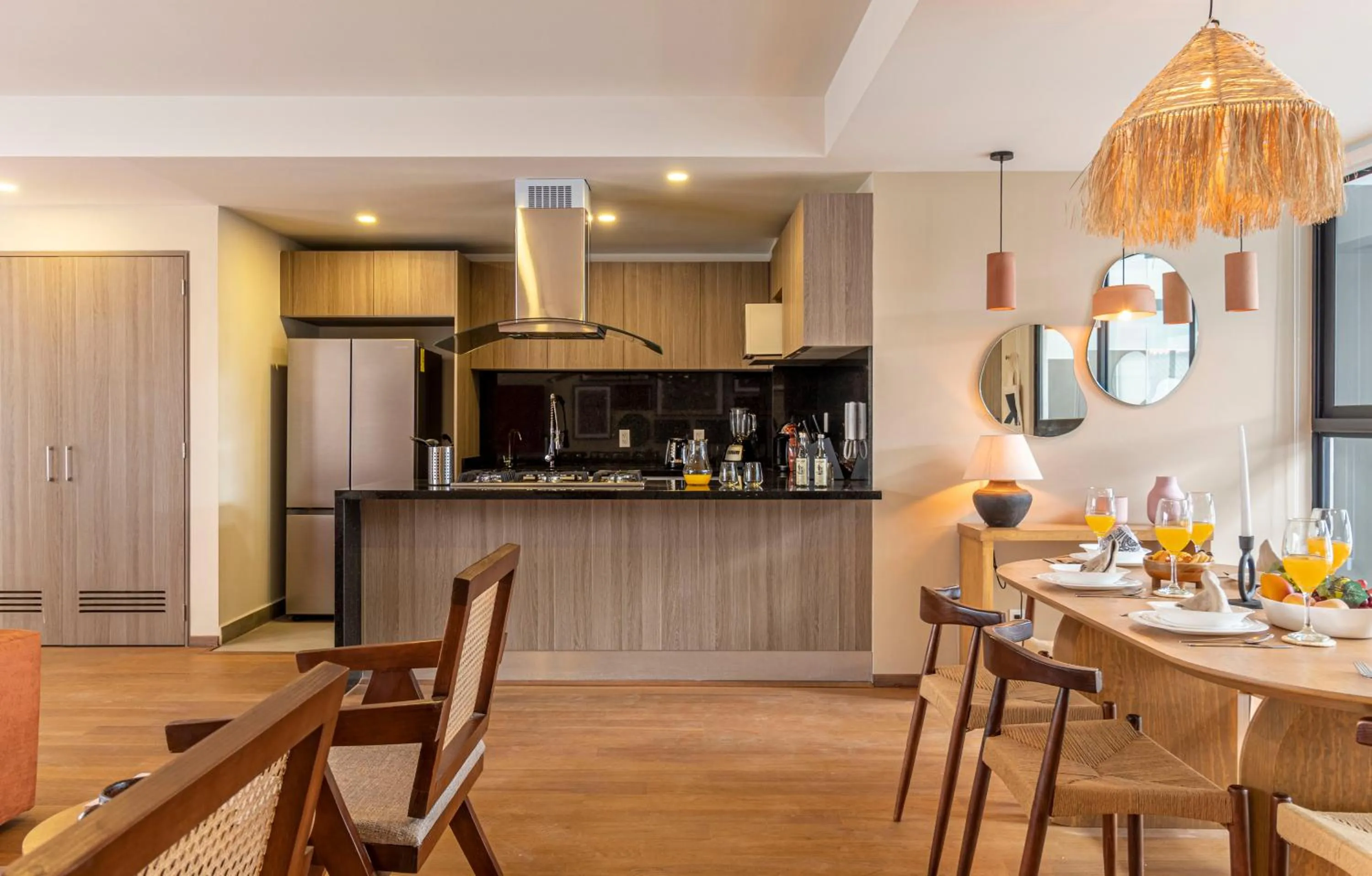 Kitchen or kitchenette in Casa Colima by Kukun