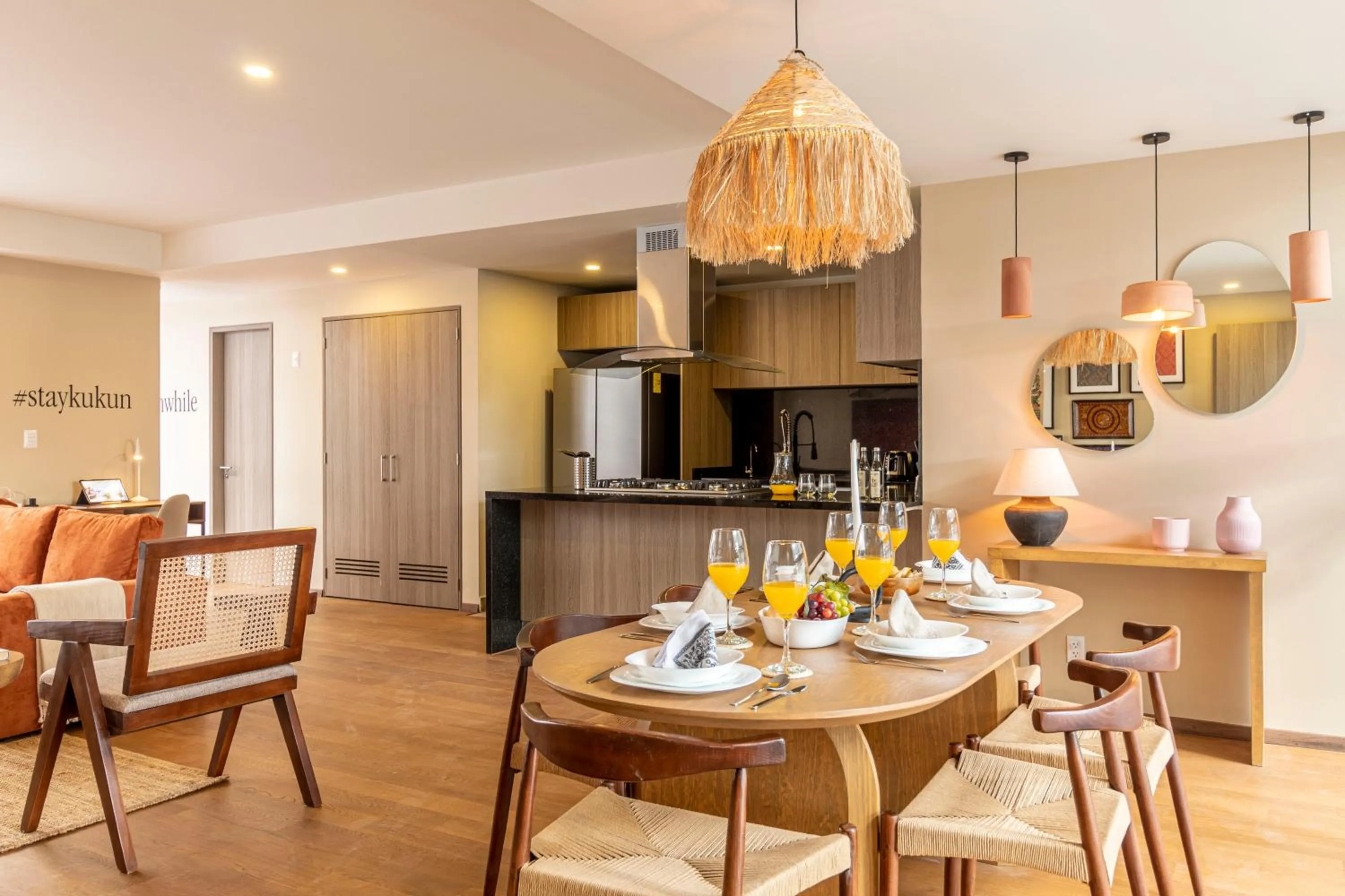 Dining area in Casa Colima by Kukun