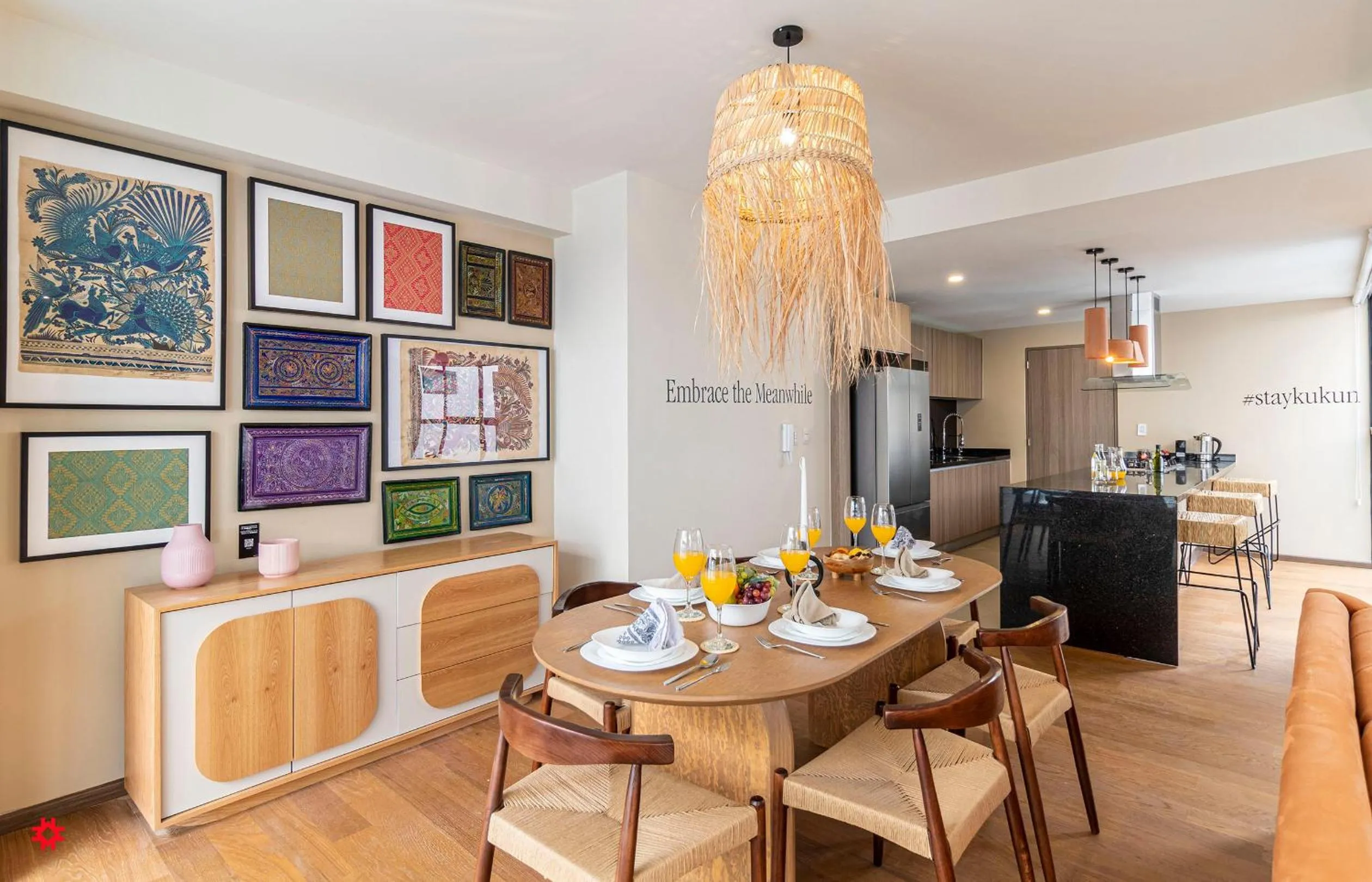 Kitchen or kitchenette in Casa Colima by Kukun