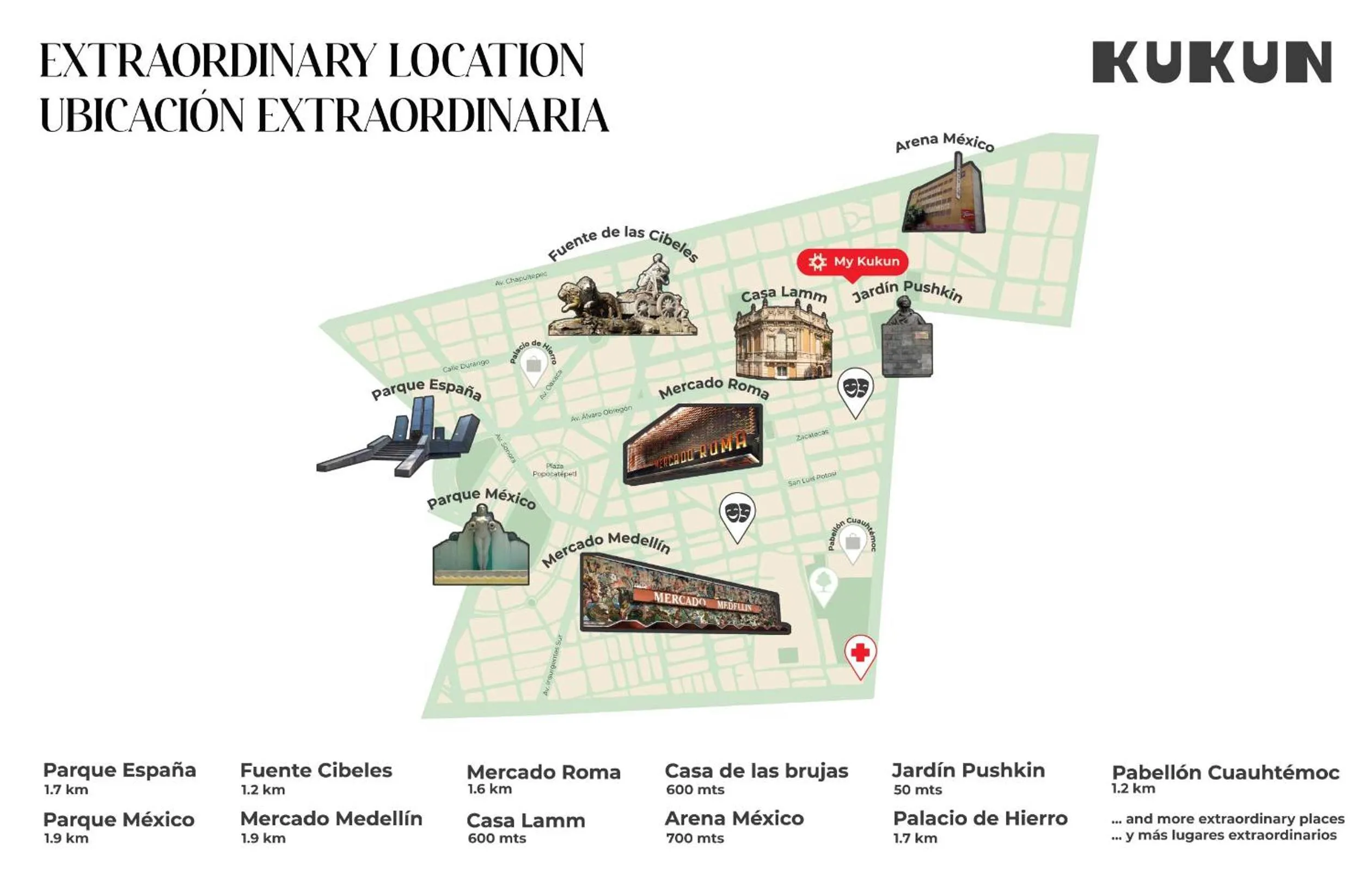 Floor plan in Casa Colima by Kukun