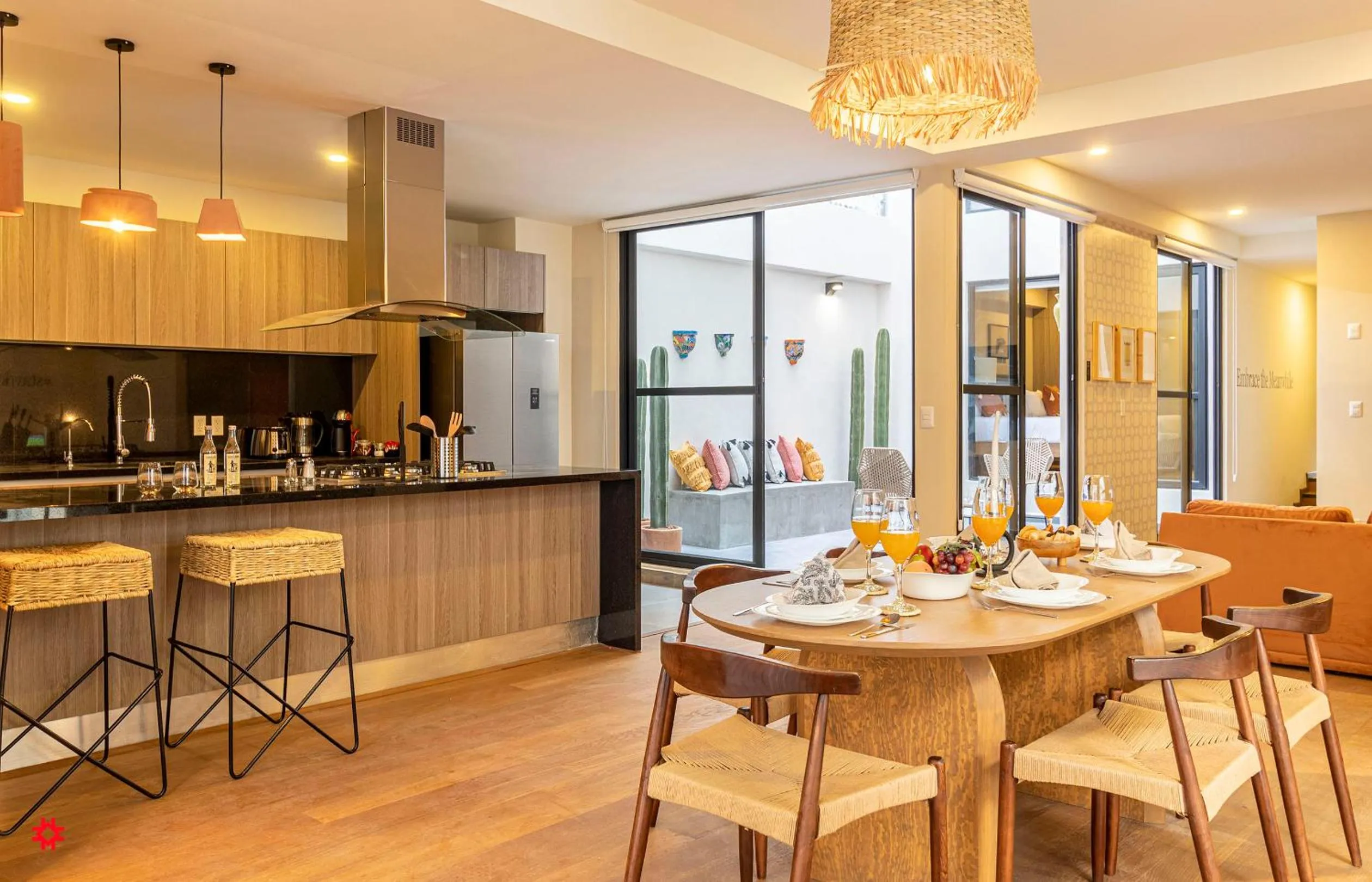 Kitchen or kitchenette in Casa Colima by Kukun