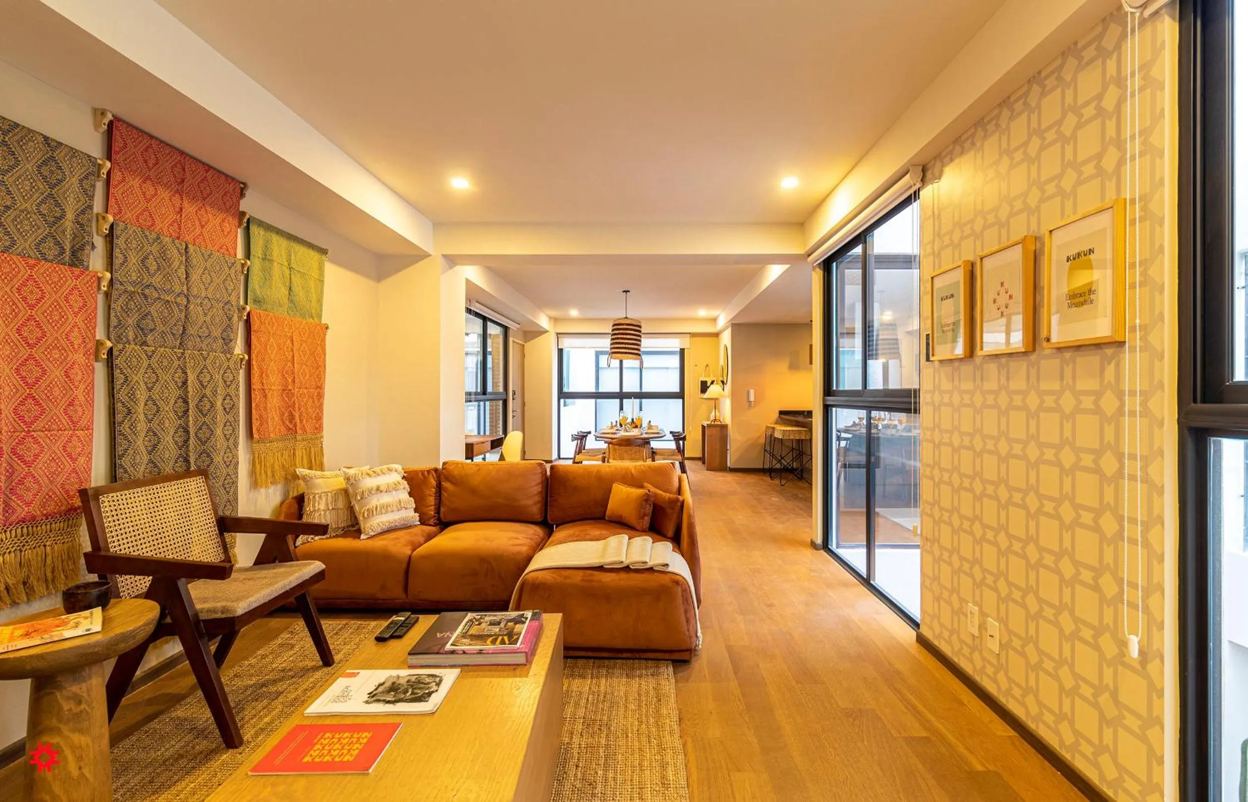 Living room in Casa Colima by Kukun