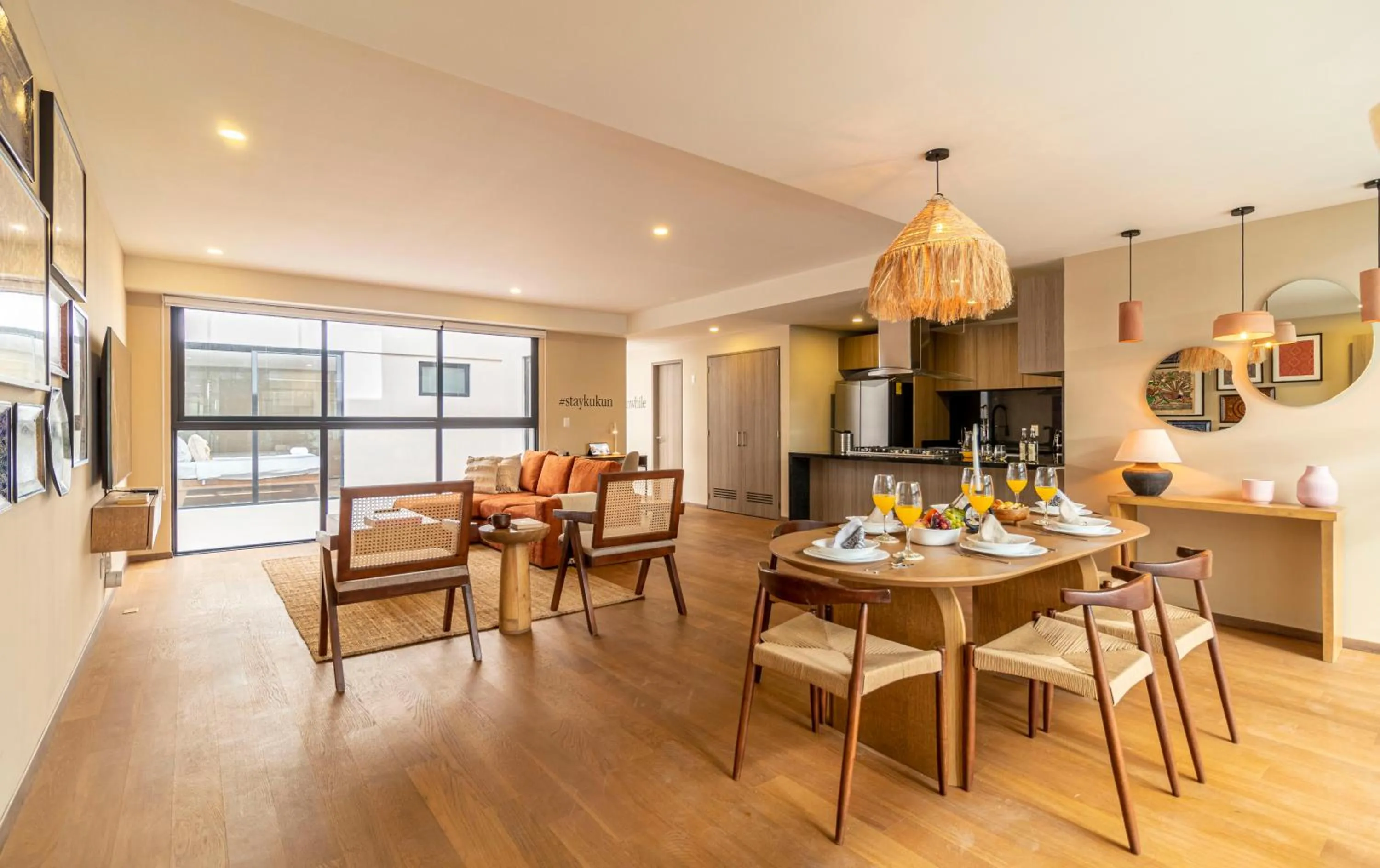 Living room in Casa Colima by Kukun