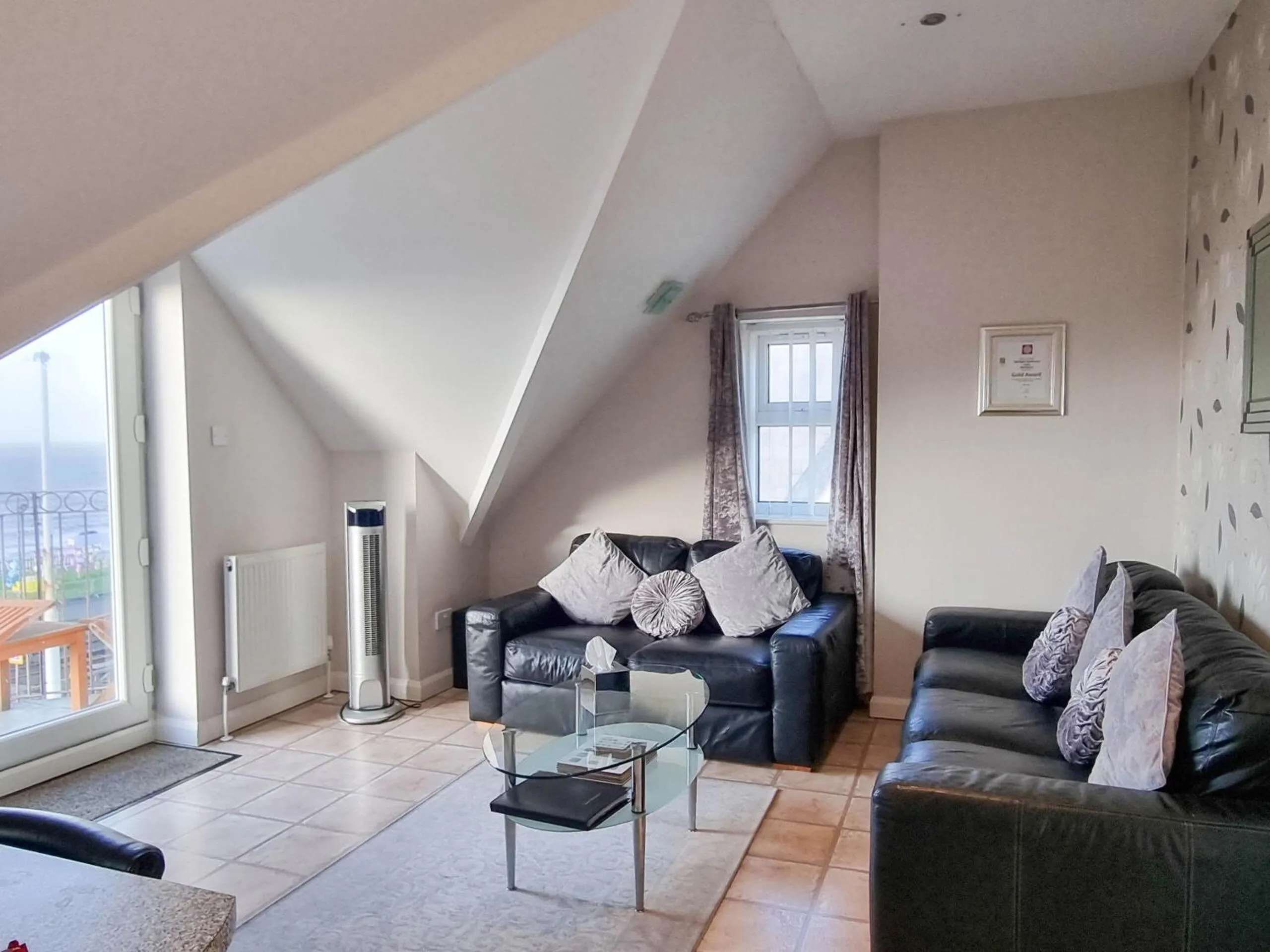 Living room in The Beach House, Luxury Apartments
