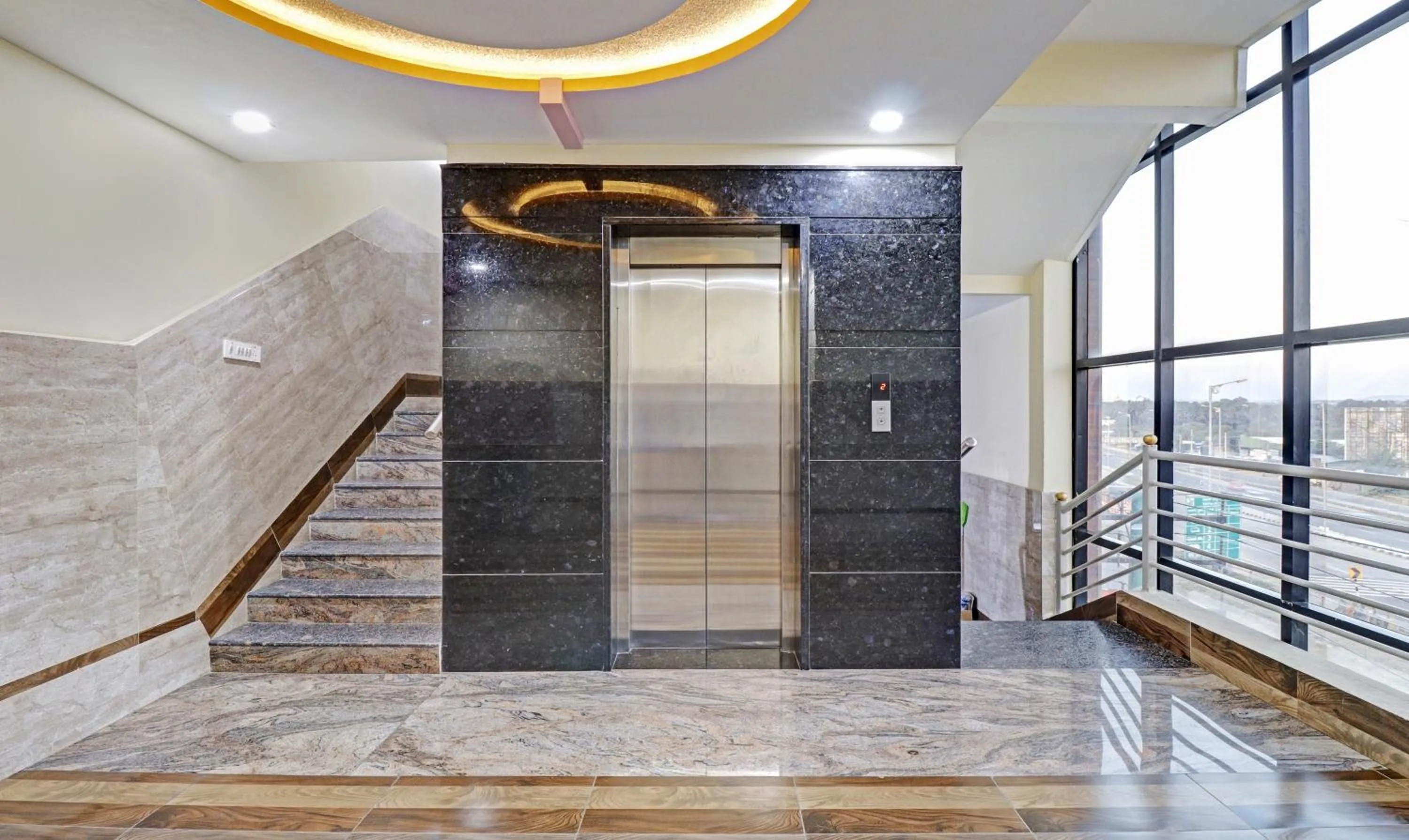 elevator in Treebo Skanda Suites