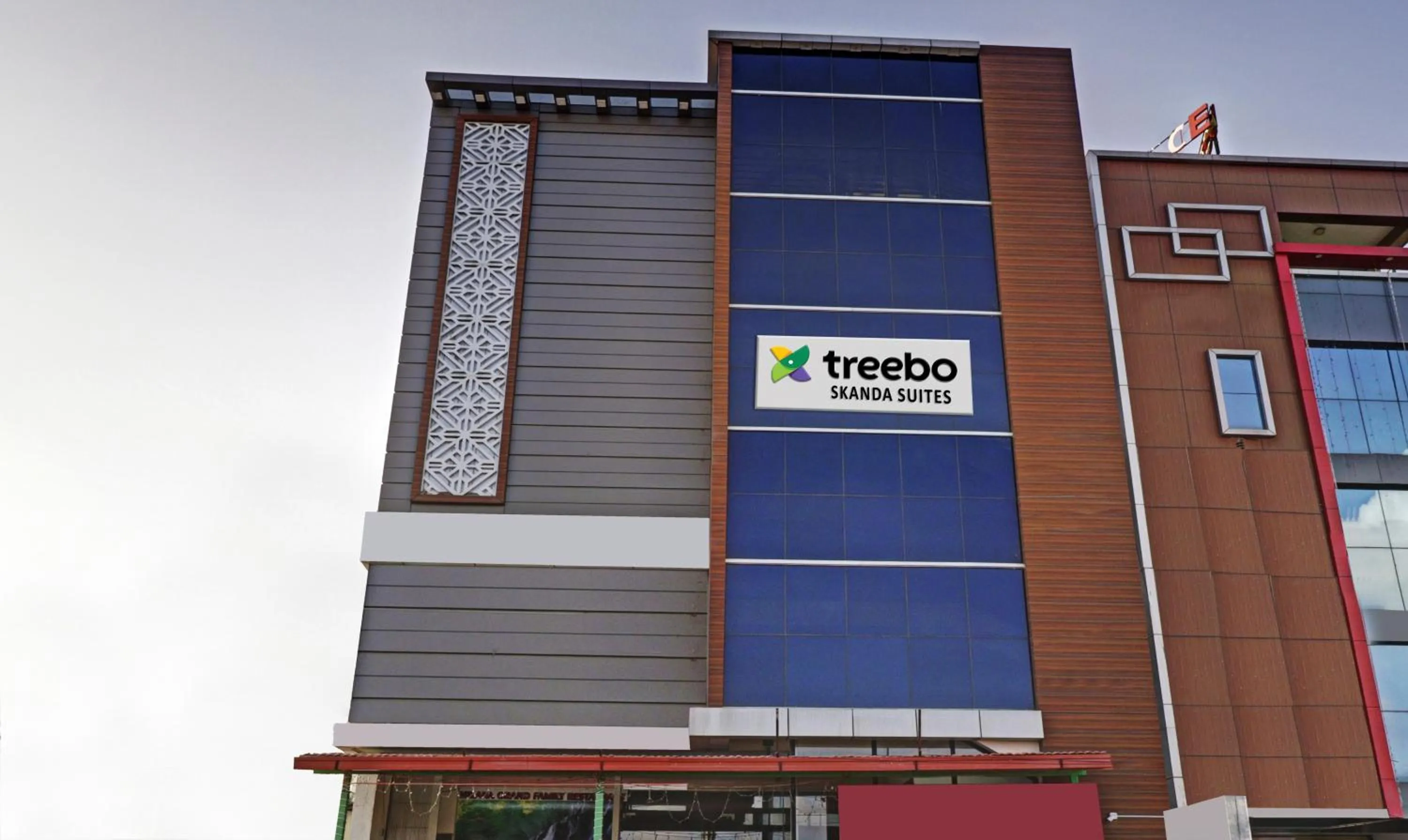 Property building in Treebo Skanda Suites