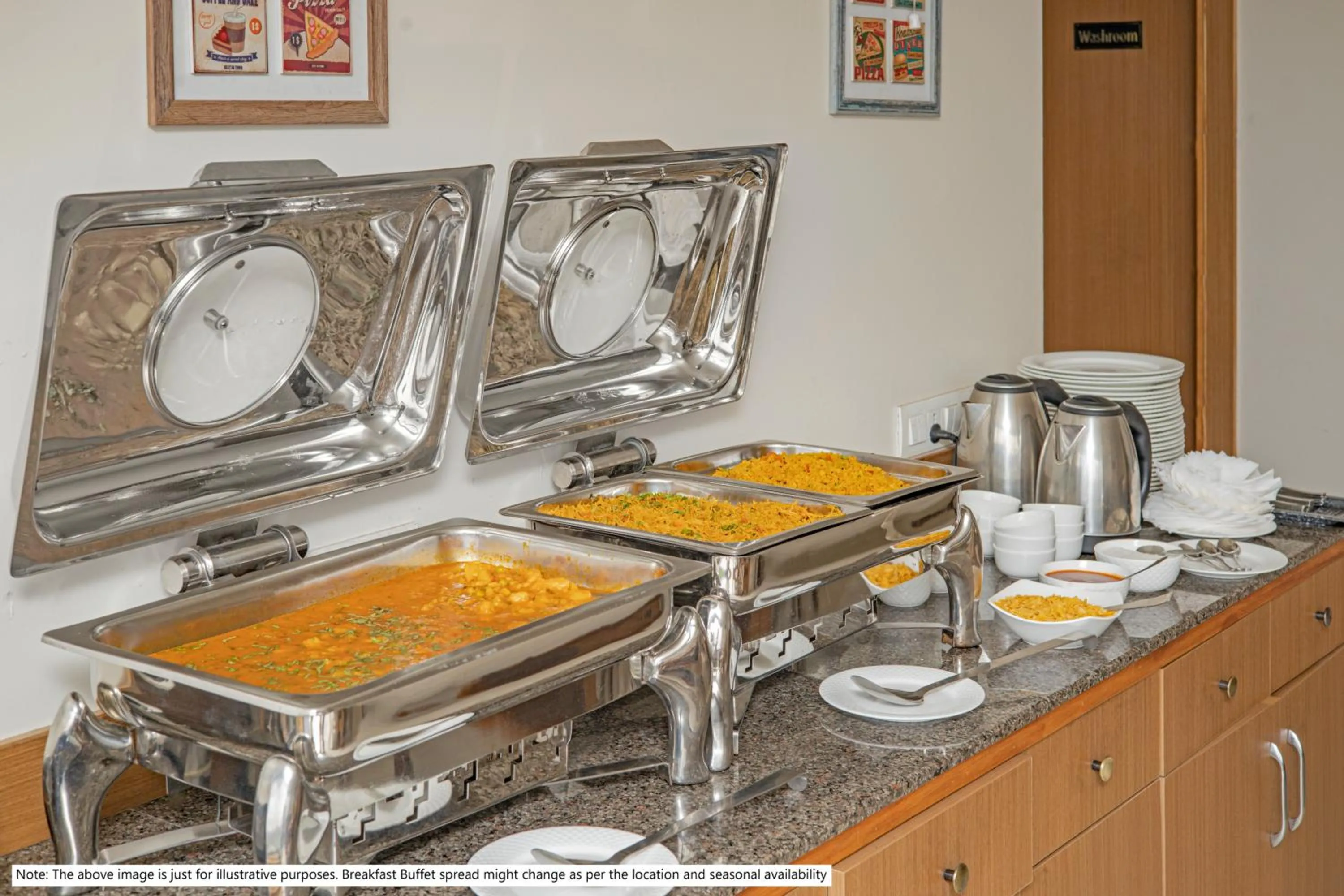 Continental breakfast in Treebo Skanda Suites