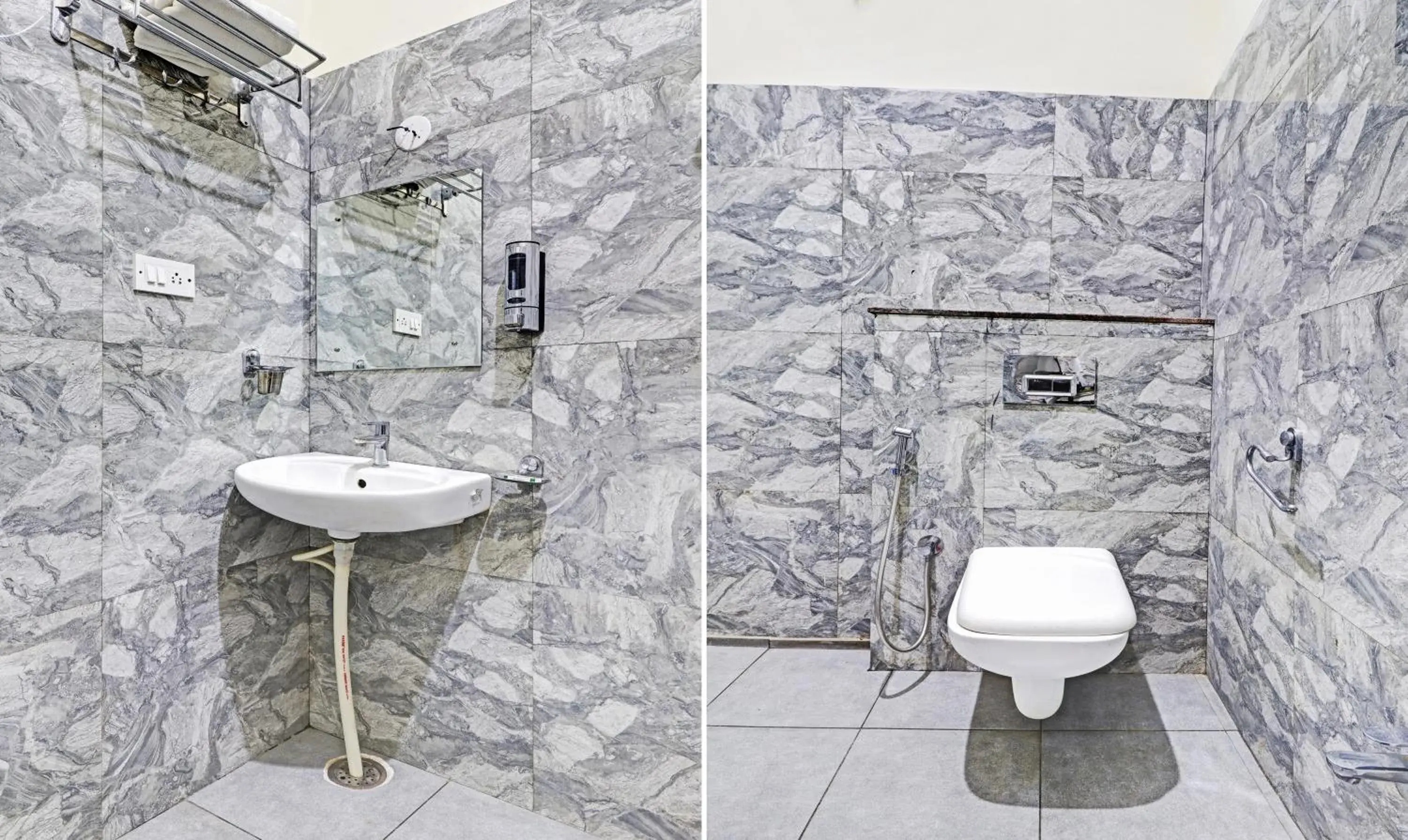 Bathroom in Treebo Skanda Suites Bathroom in Treebo Skanda Suites