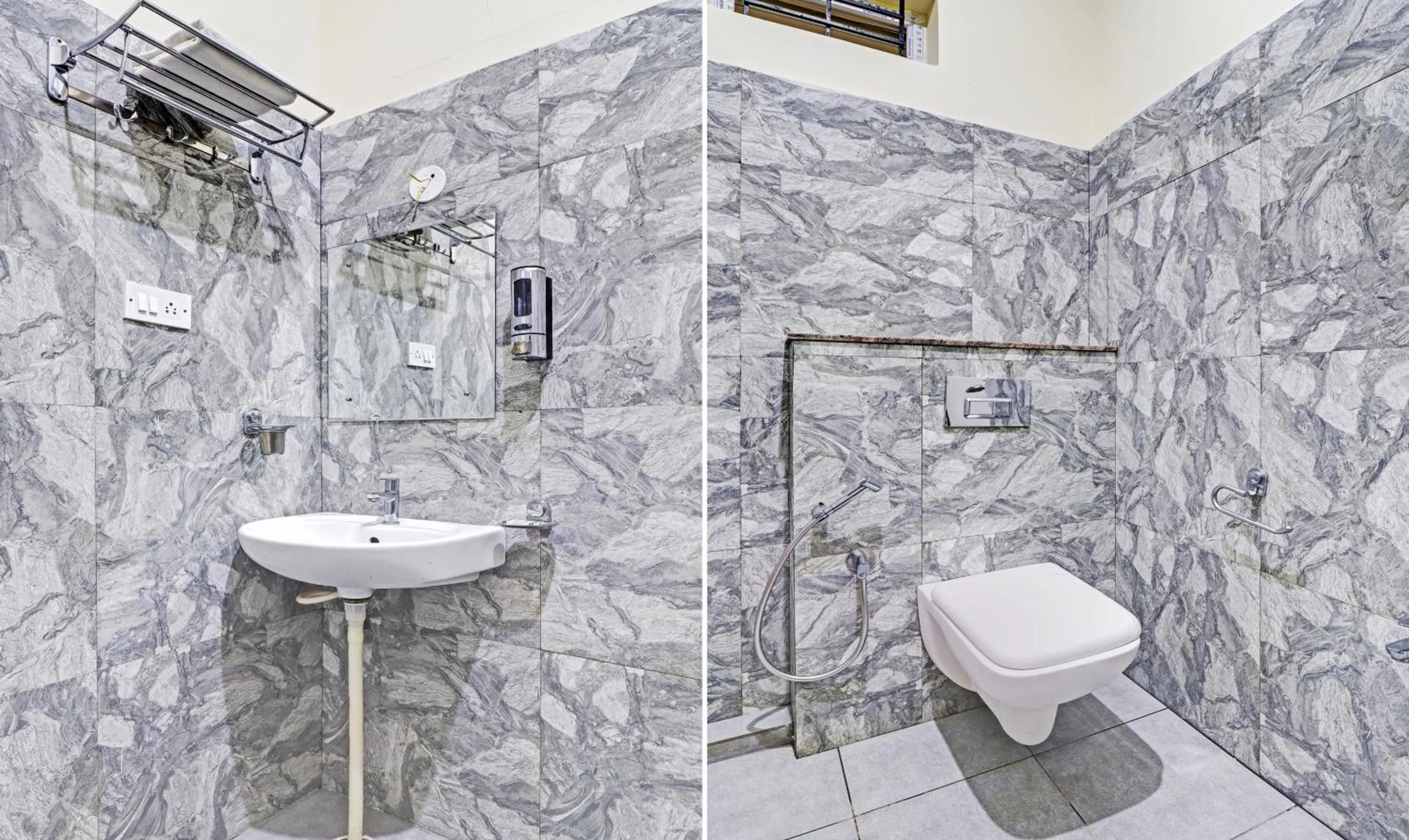 Bathroom in Treebo Skanda Suites