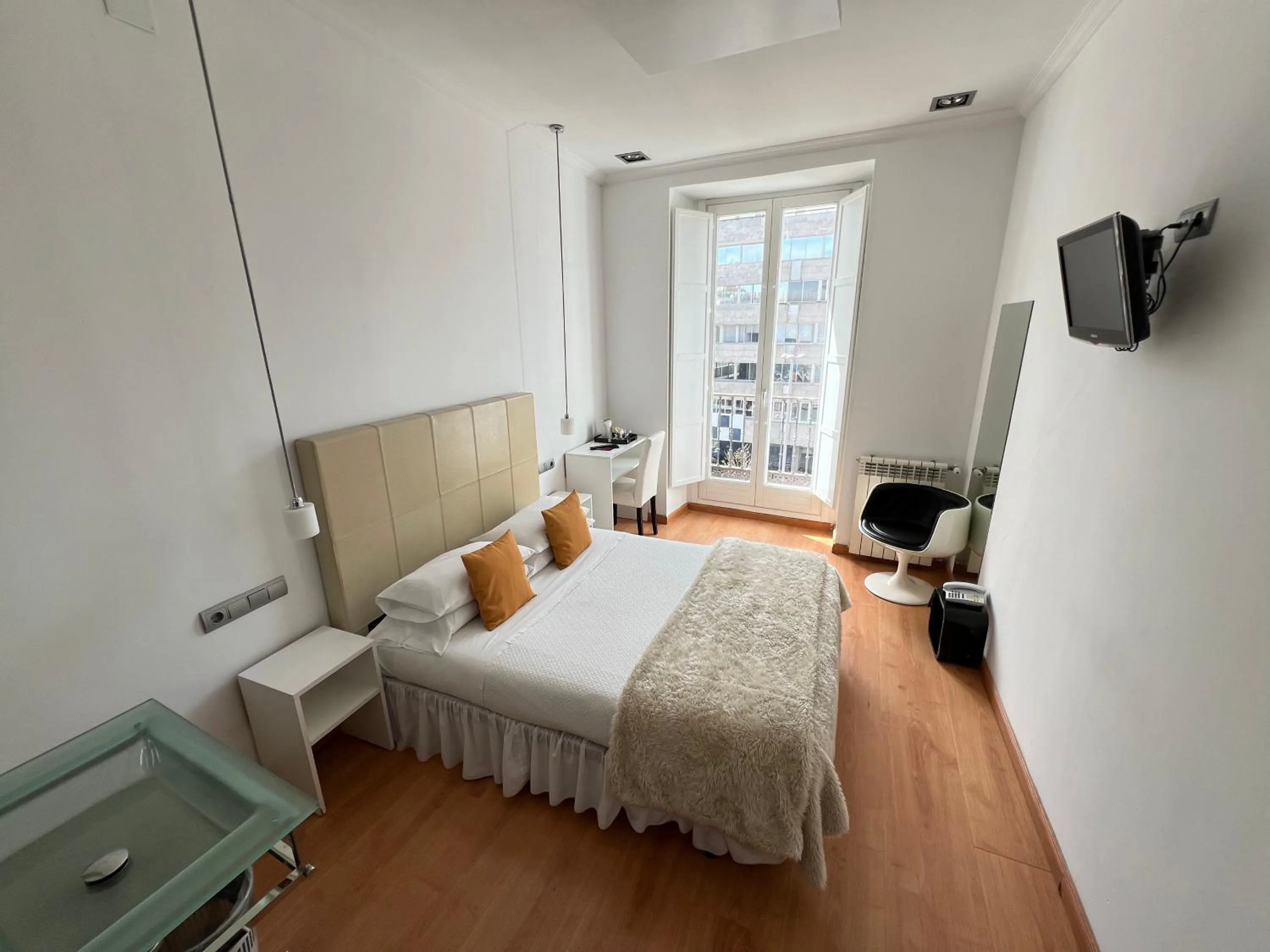 Bed in Hostal Santo Domingo