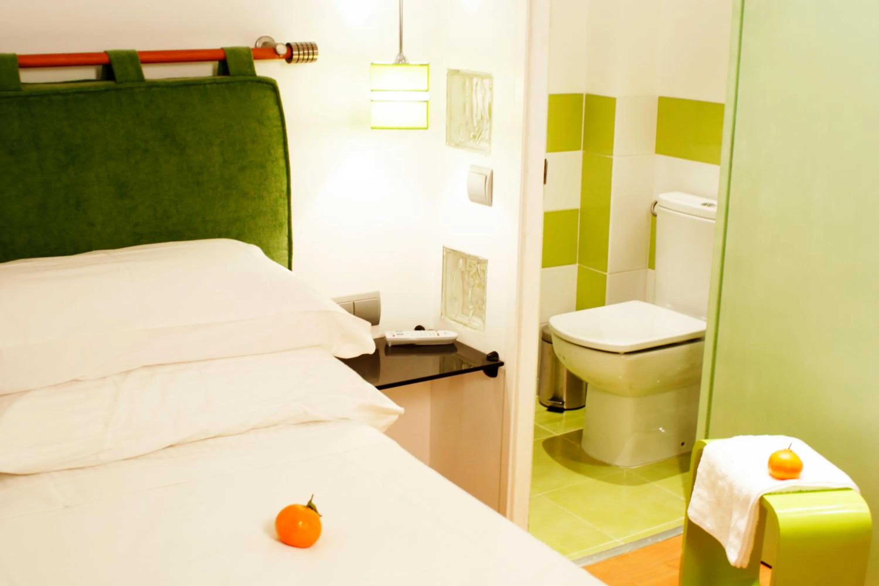 Bed in Hostal Santo Domingo