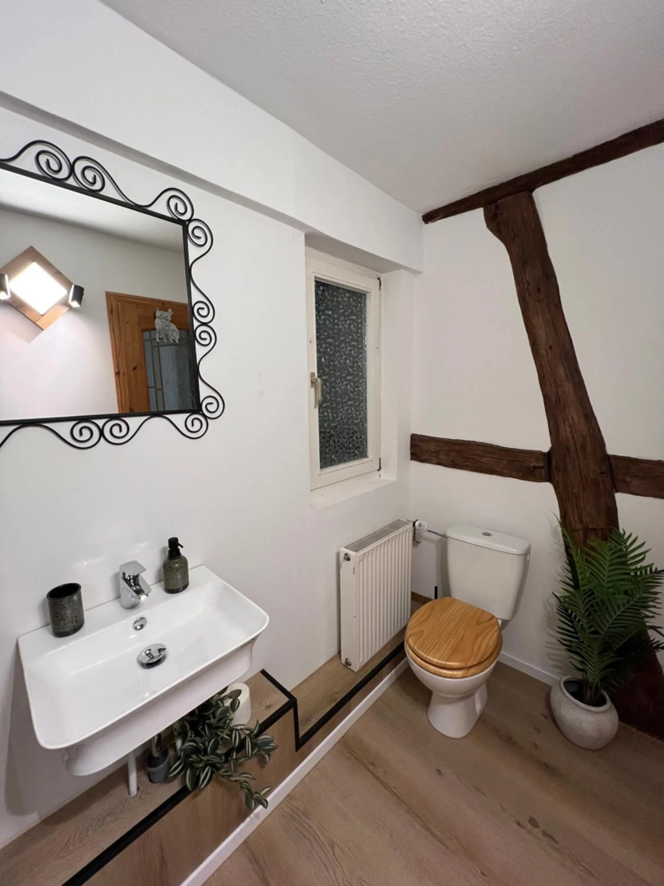 Toilet in Hotel und Restaurant Zum Löwen