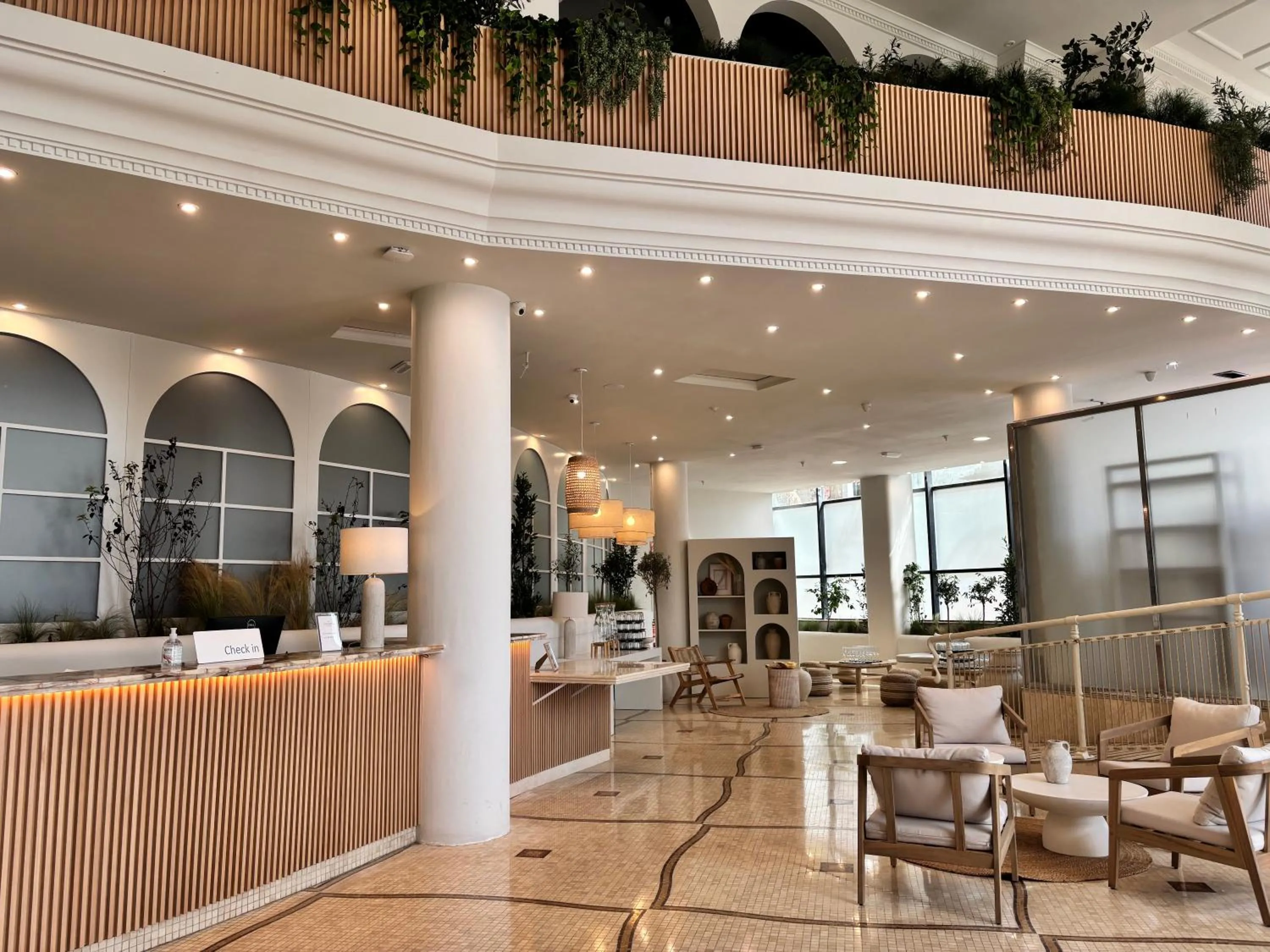 Lobby or reception in PONTIANA Thalasso Hotel