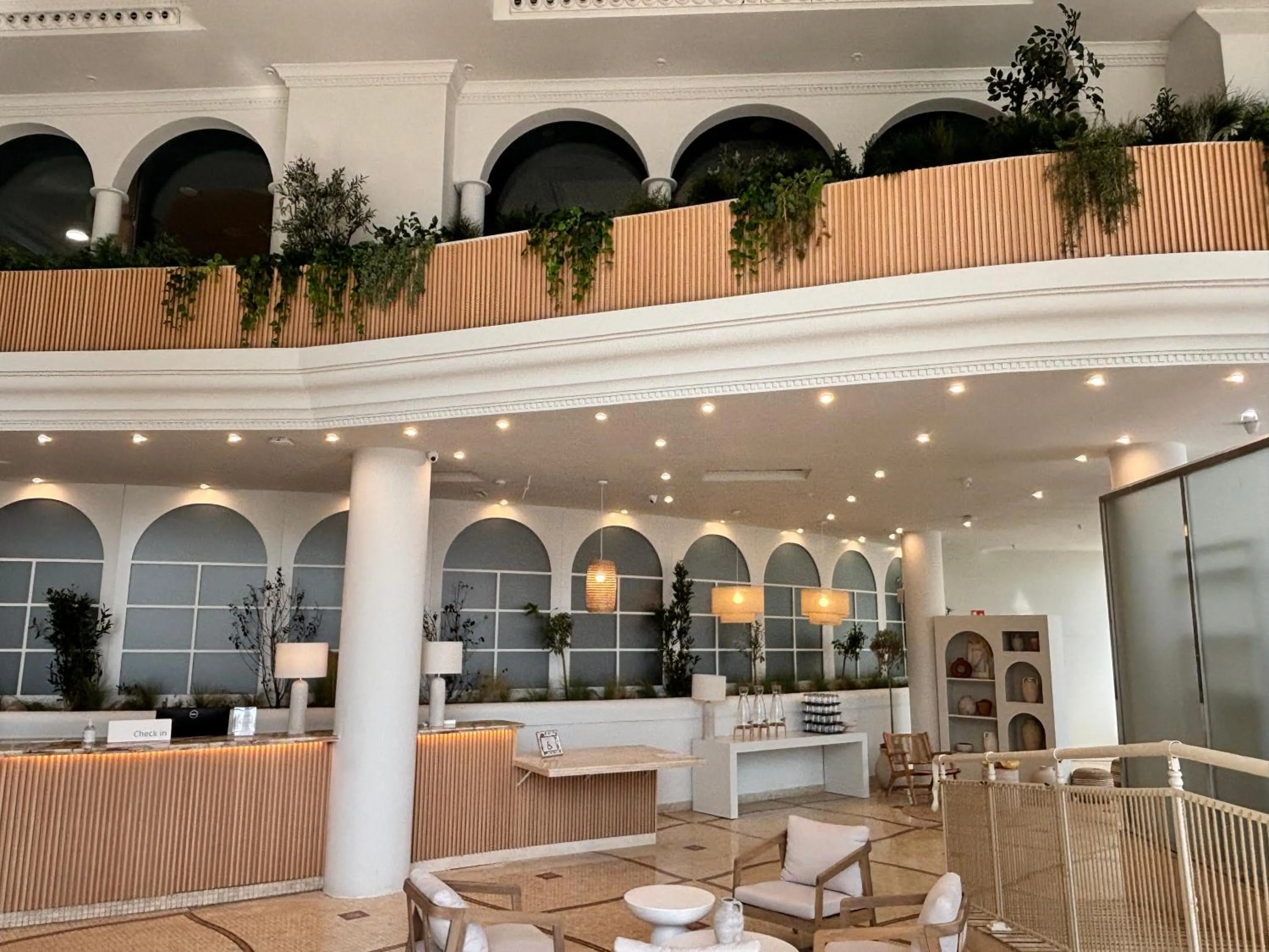 Lobby or reception in PONTIANA Thalasso Hotel