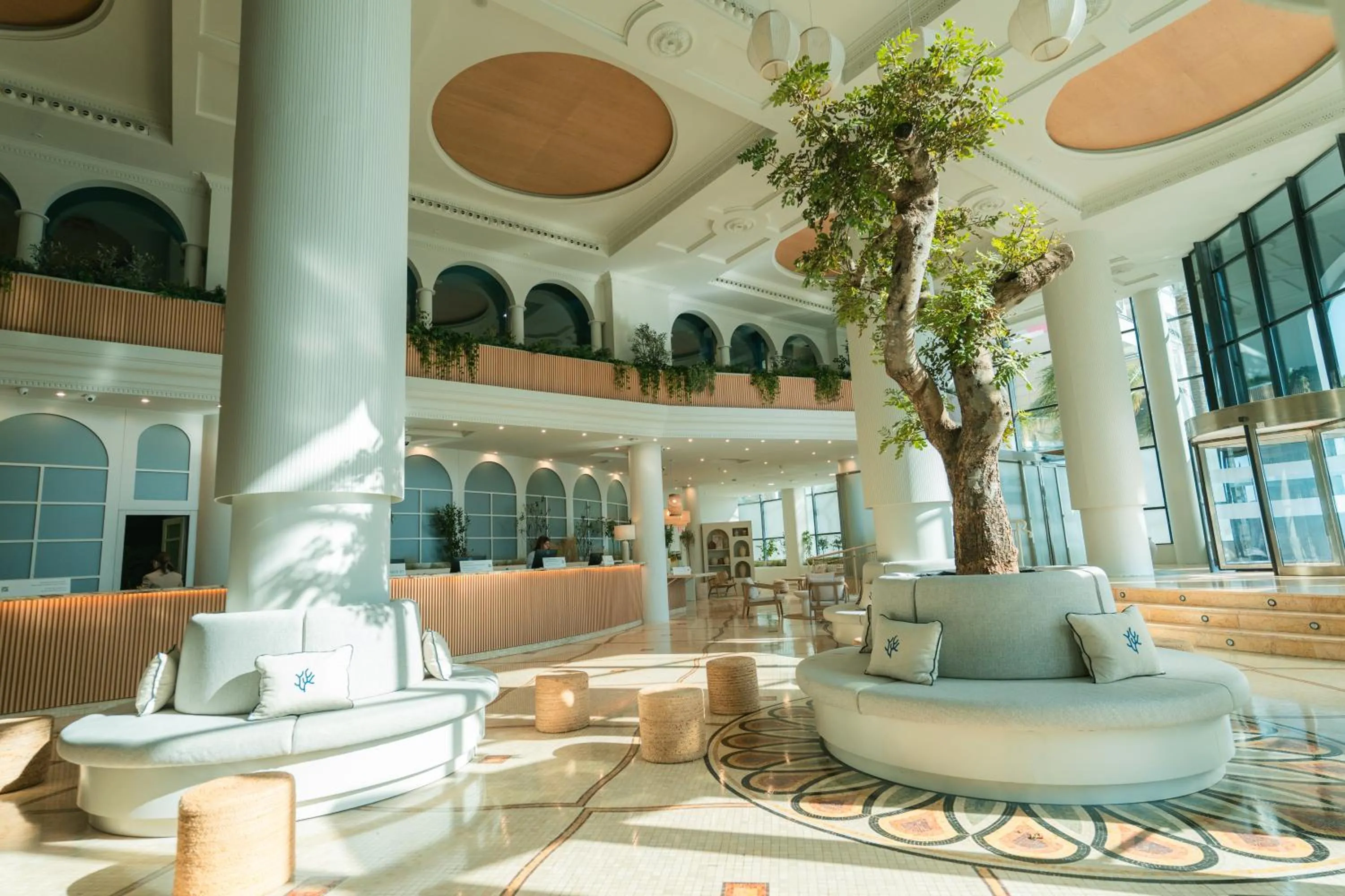 Lobby or reception in PONTIANA Thalasso Hotel