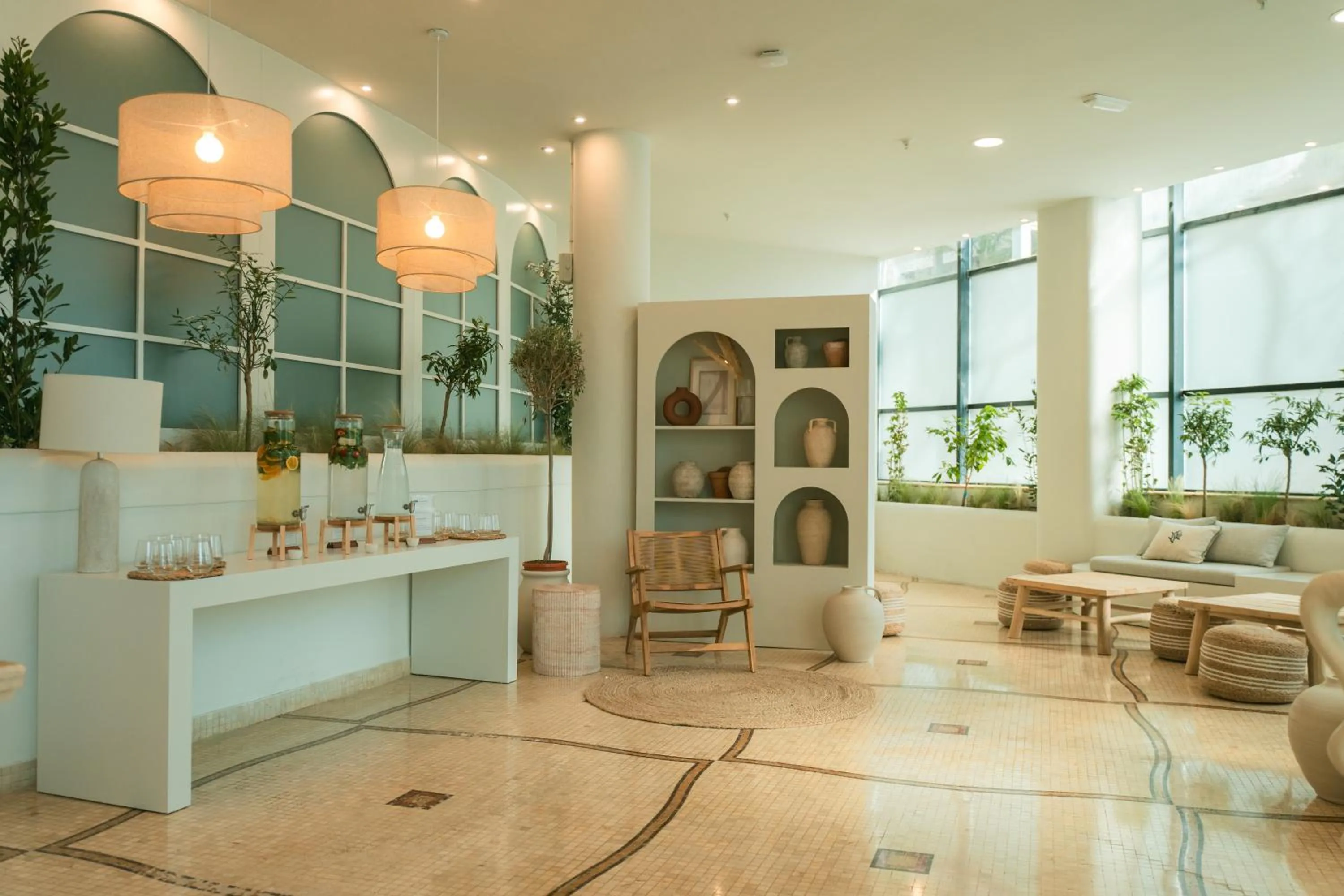 Lobby or reception in PONTIANA Thalasso Hotel