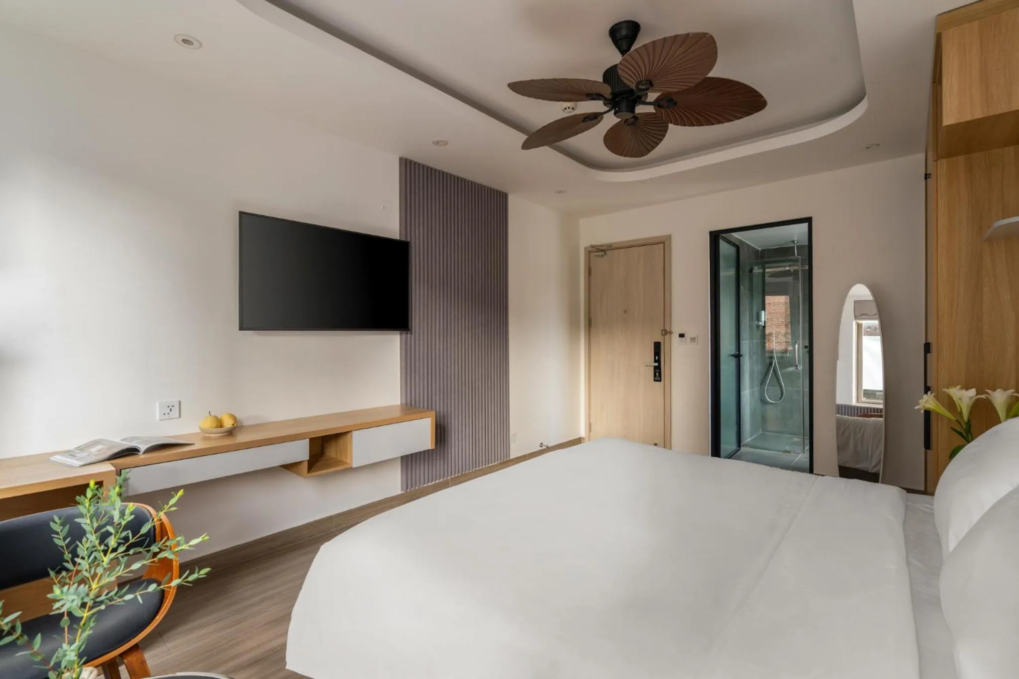 Bed in Payon Dalat Villa