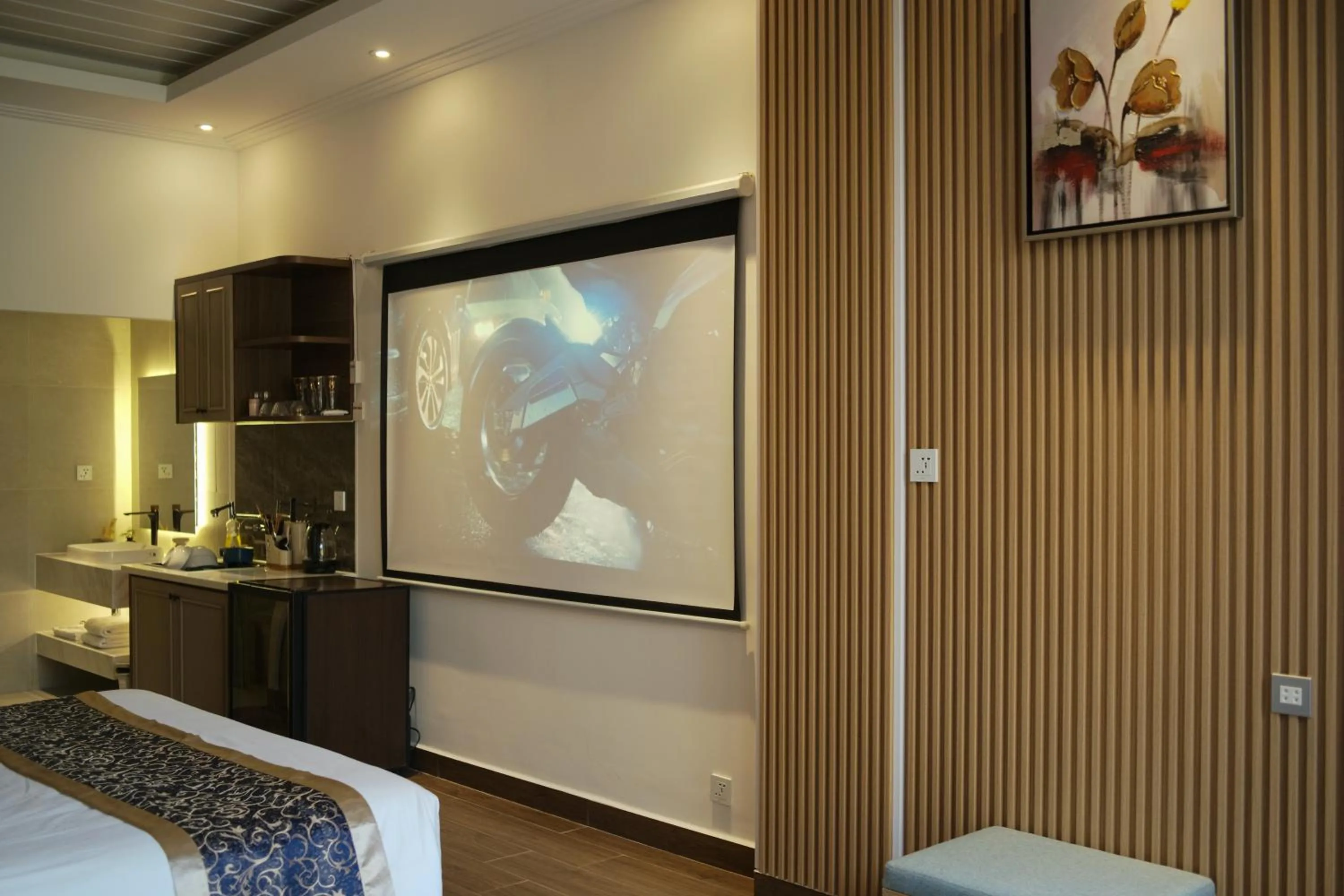 Bed in Payon Dalat Villa