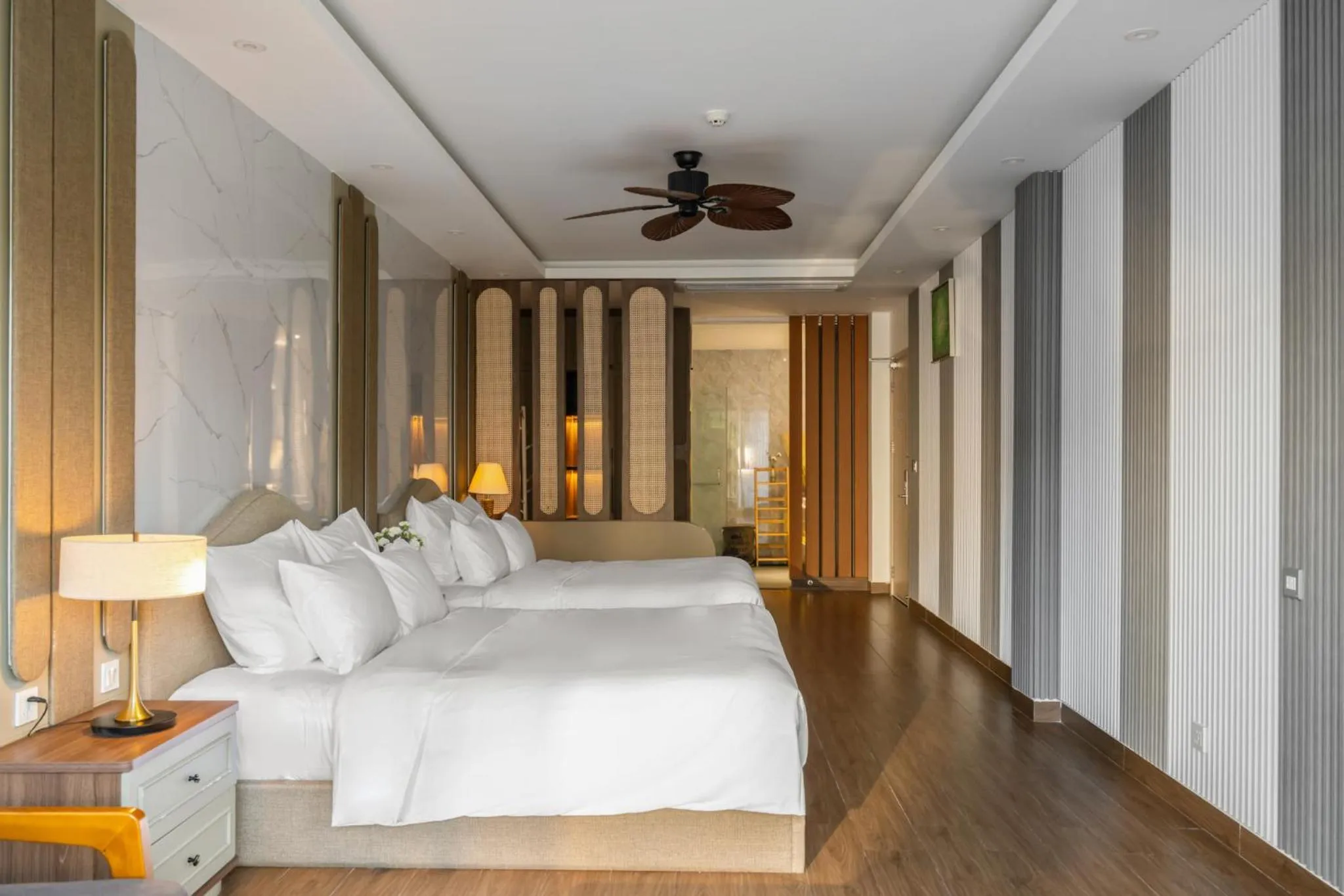 Bed in Payon Dalat Villa