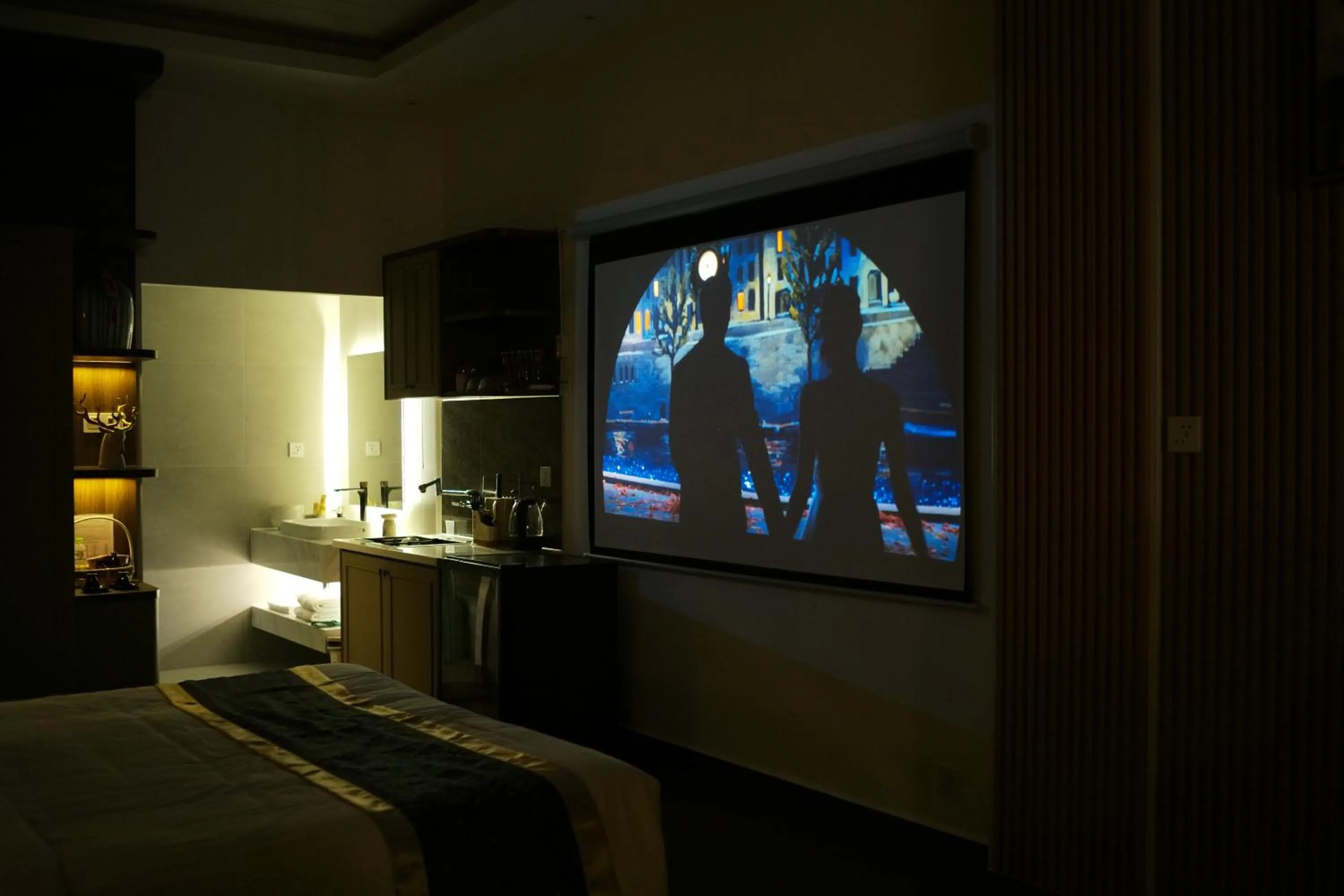 Bed in Payon Dalat Villa