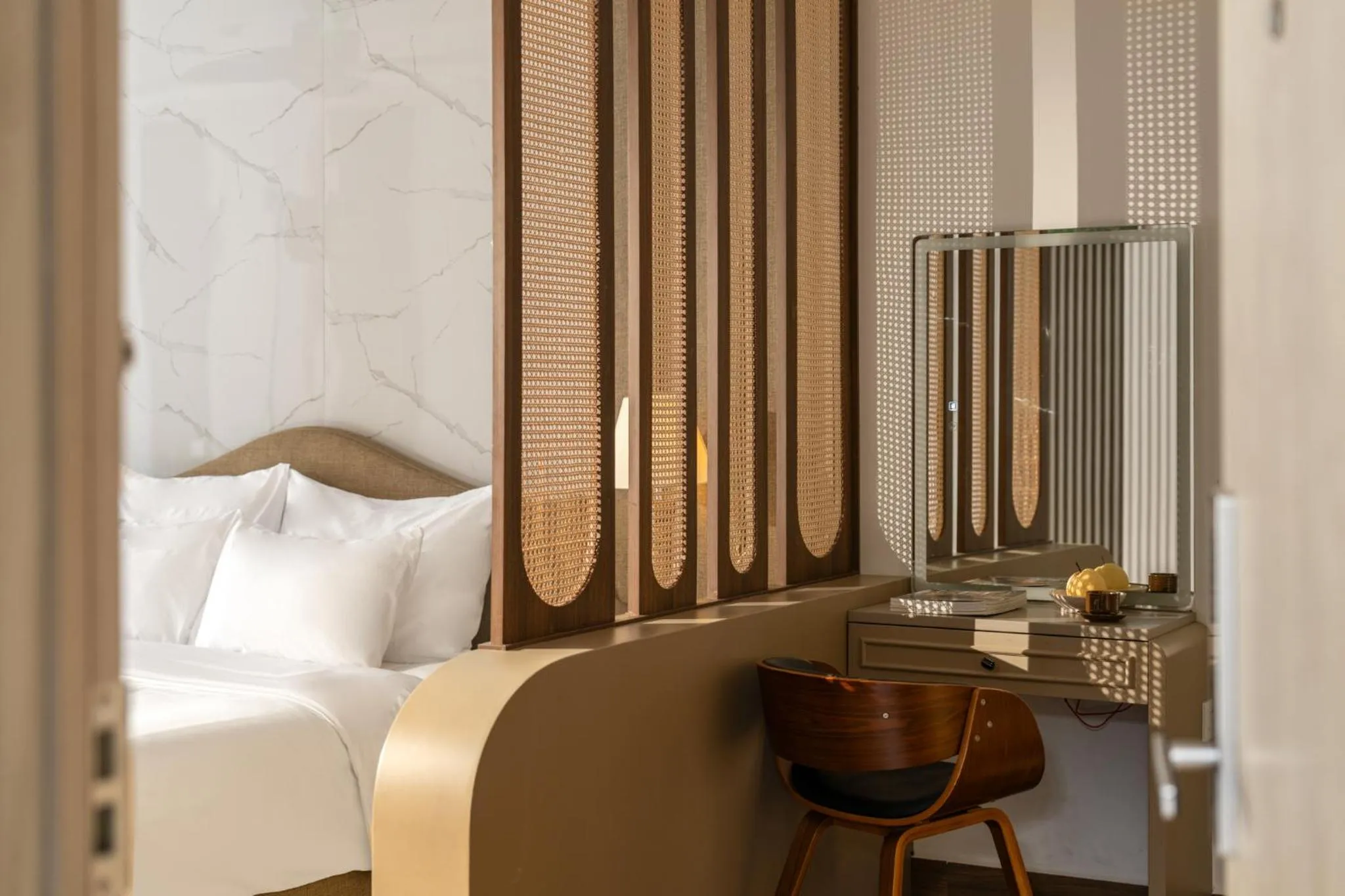 Bed in Payon Dalat Villa