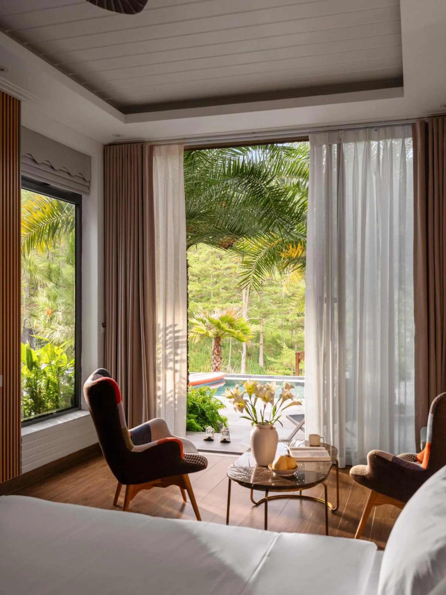 Bed in Payon Dalat Villa