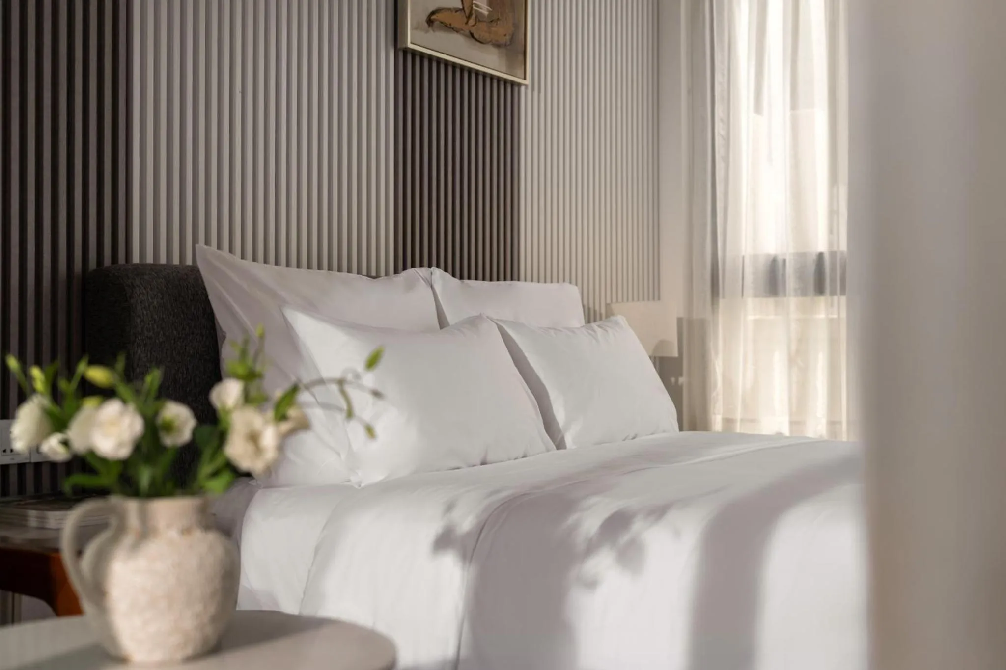 Bed in Payon Dalat Villa