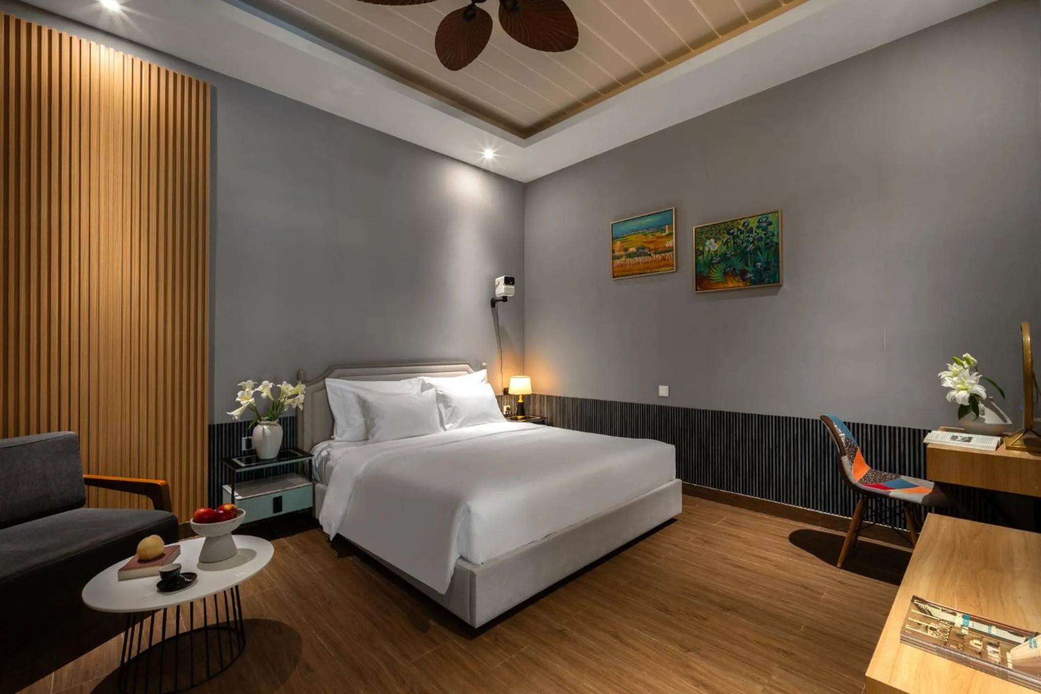 Bed in Payon Dalat Villa