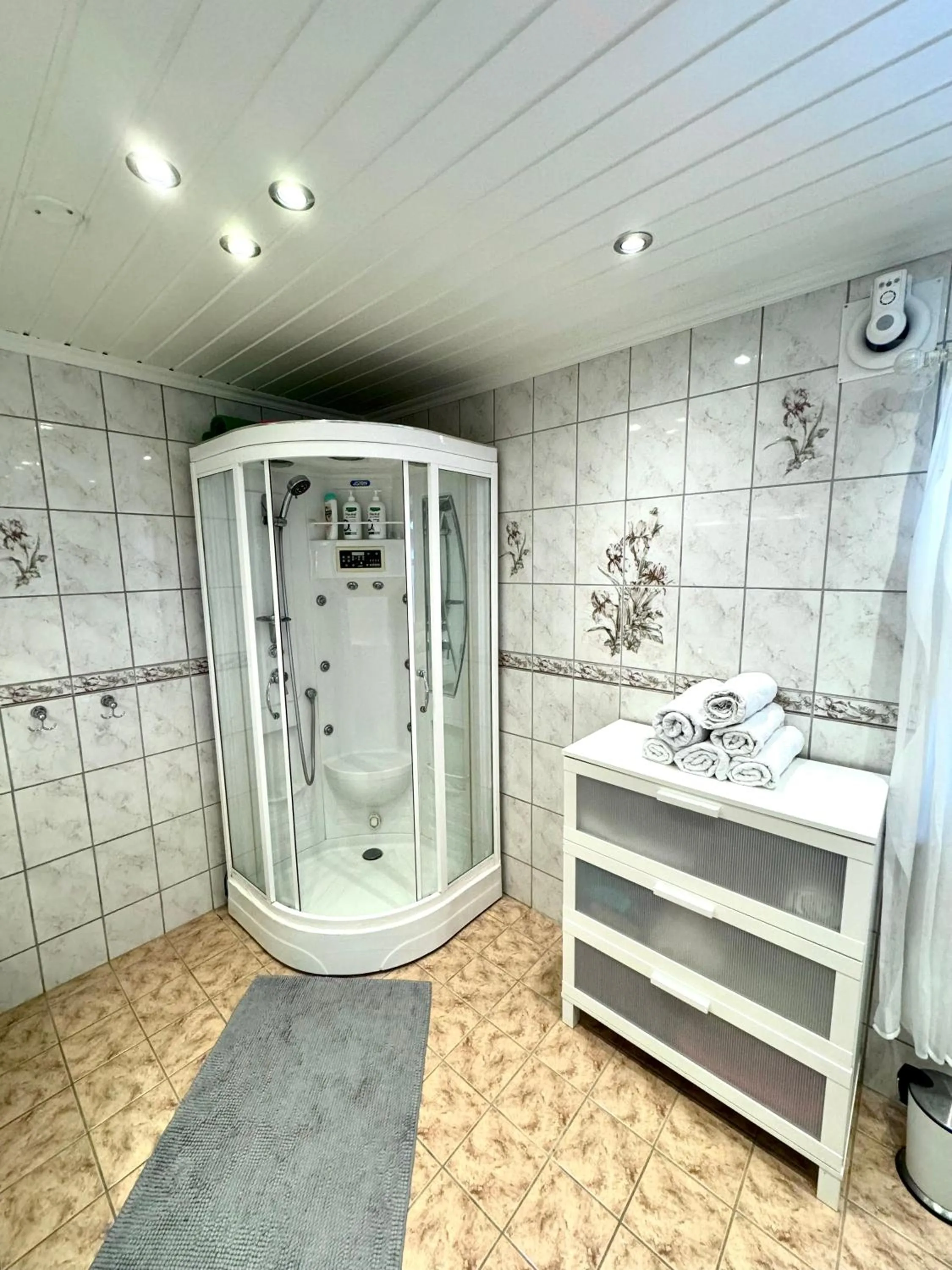 Shower in Just Like Home Bed & Spa Porsgrunn