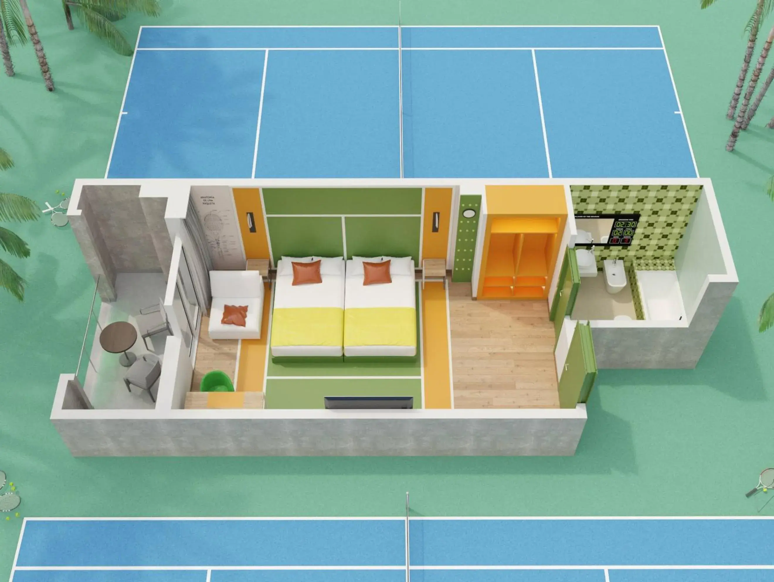 Bed in Hotel Magic Sports 4 Bed in Hotel Magic Sports 4