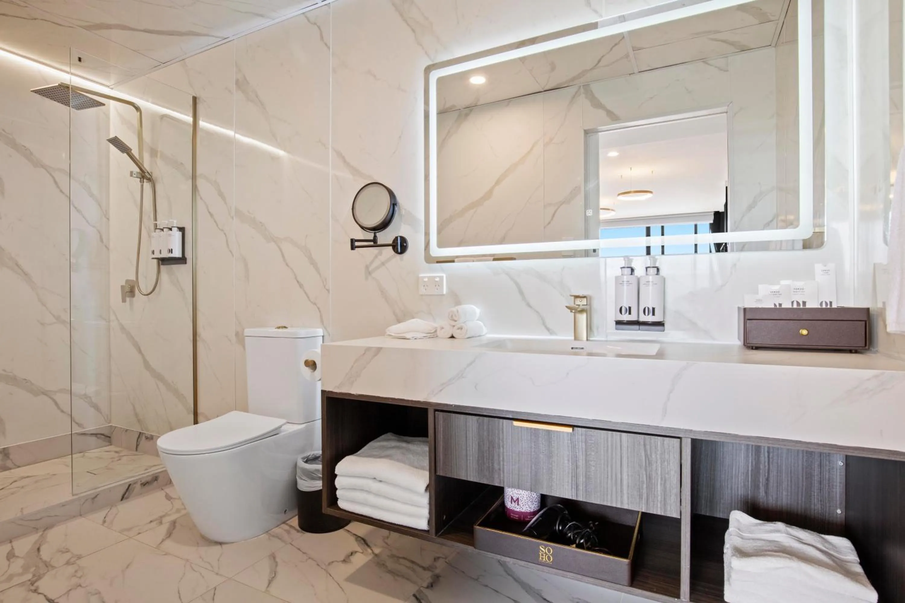 Shower in SOHO Hotel Auckland