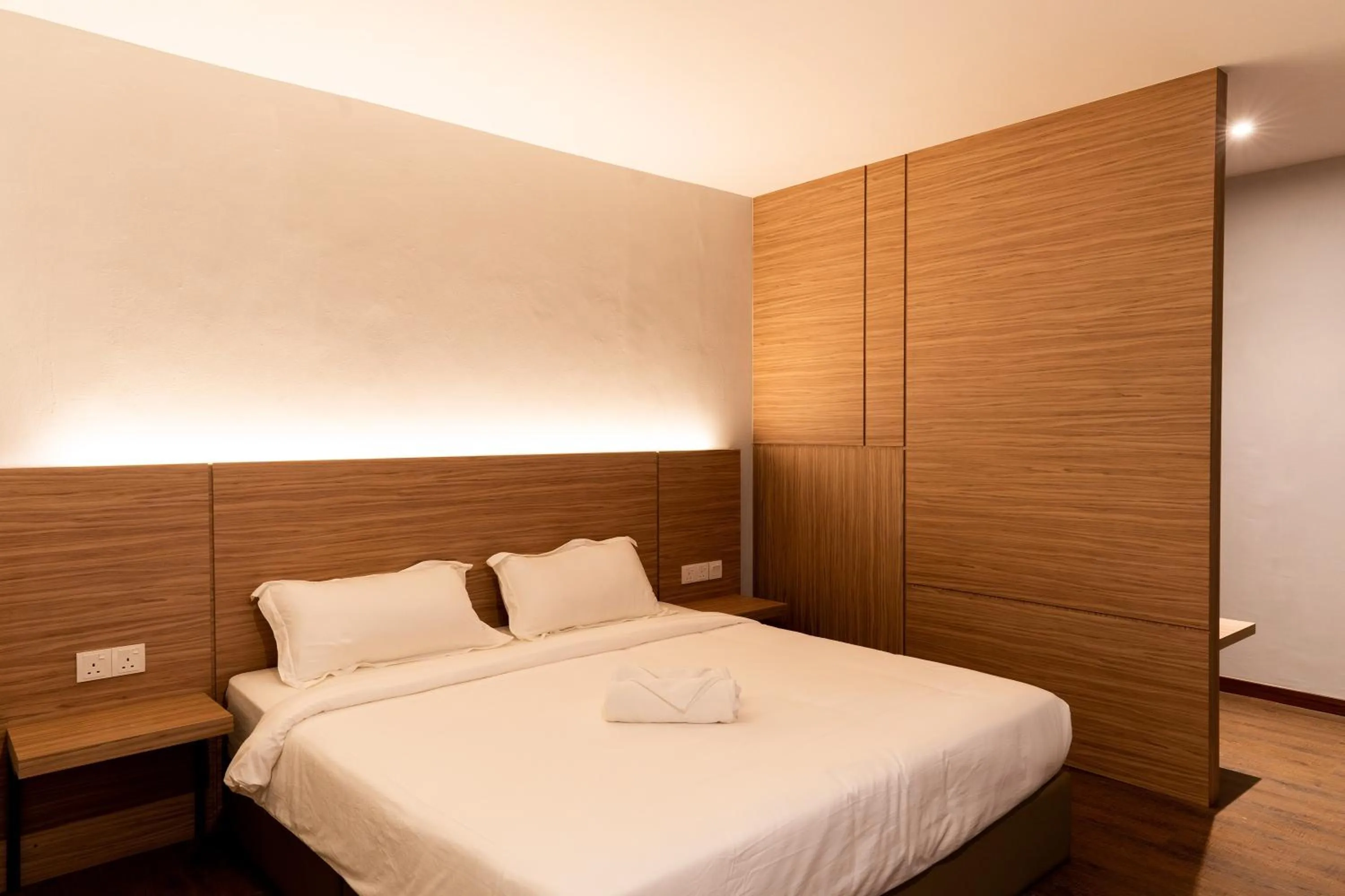 Bed in RM Hotel Muar