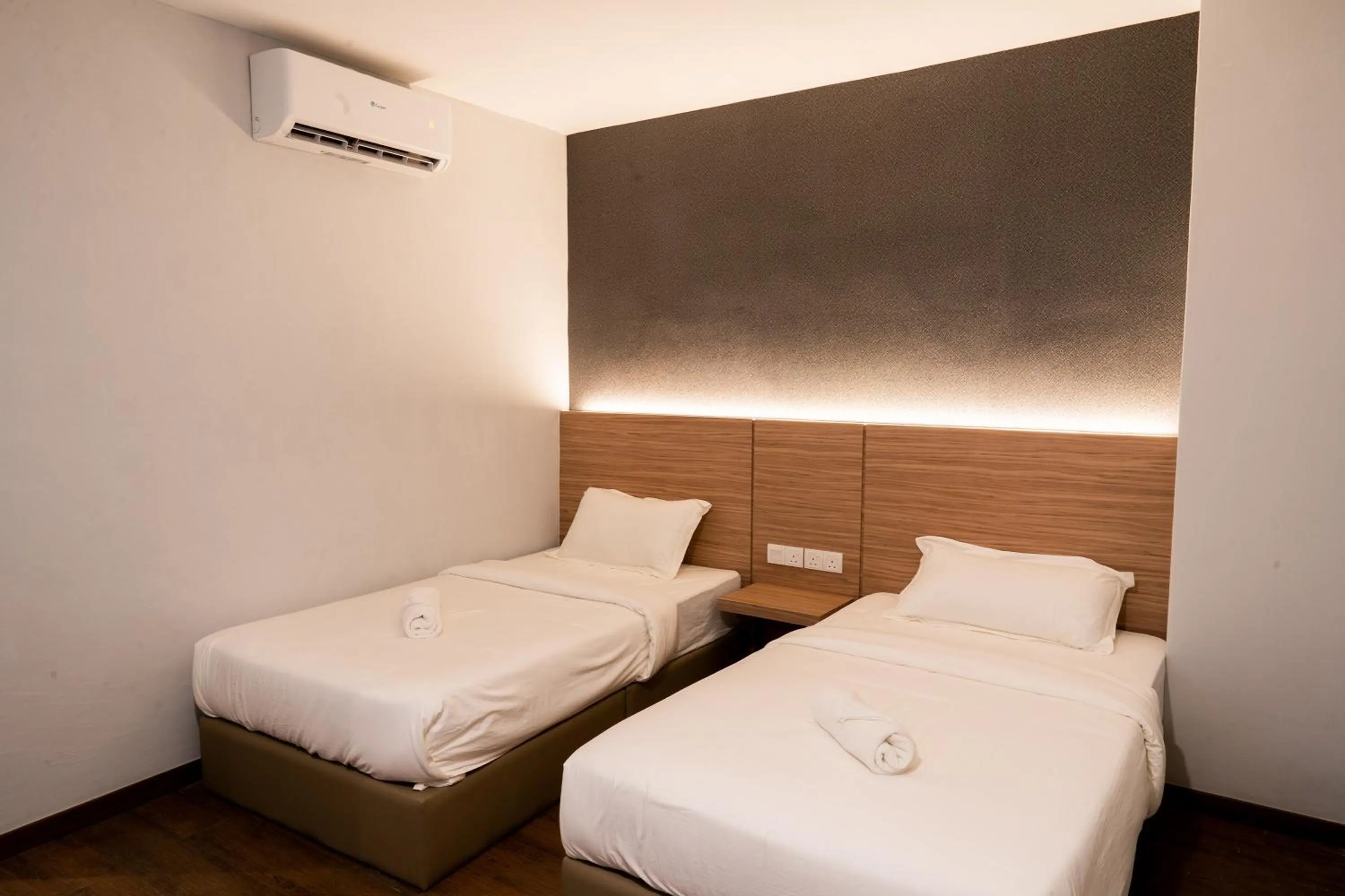 Bed in RM Hotel Muar