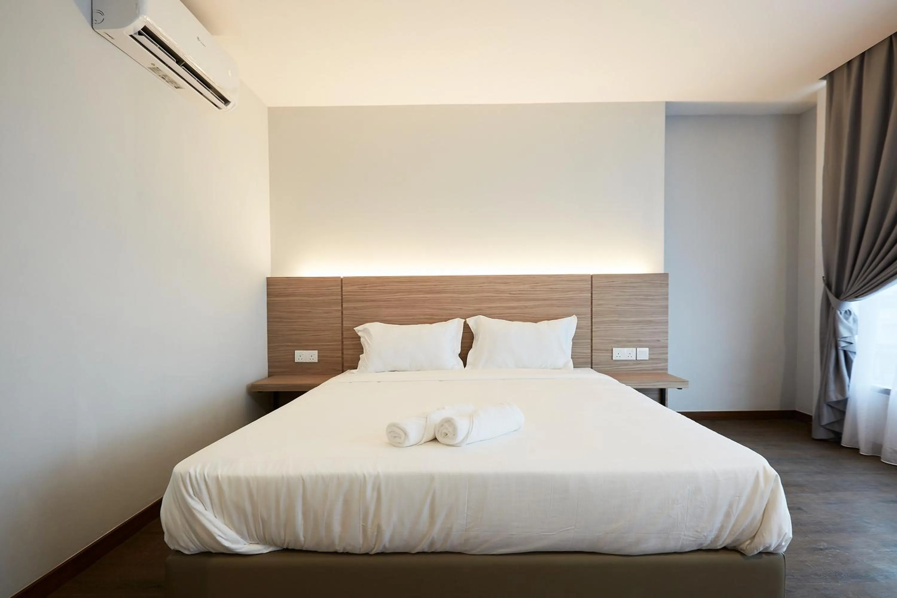 Bed in RM Hotel Muar