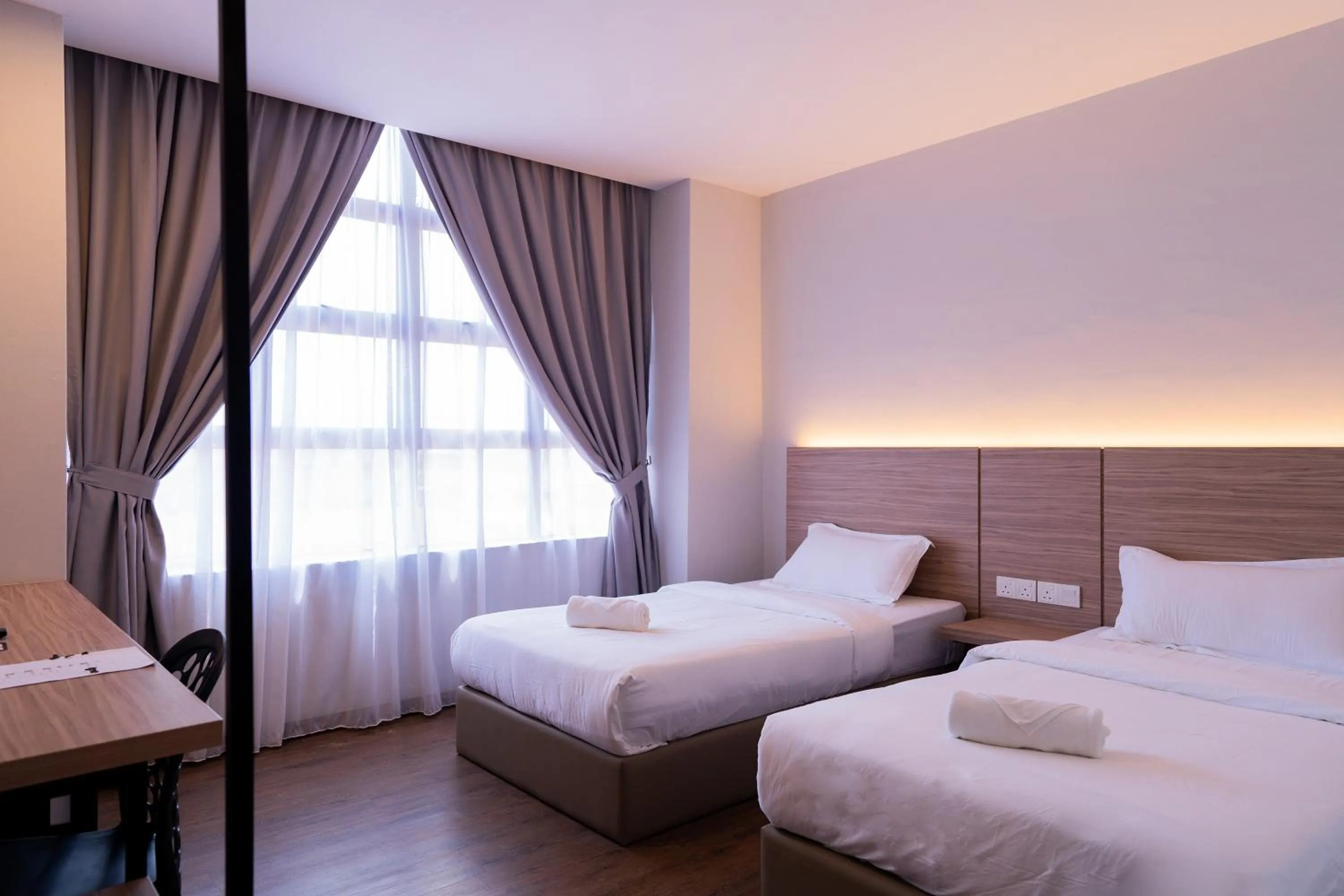 Bed in RM Hotel Muar