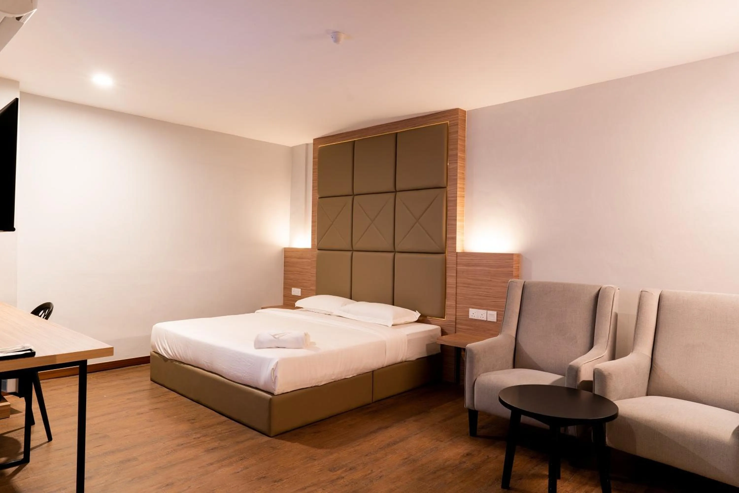 Bed in RM Hotel Muar