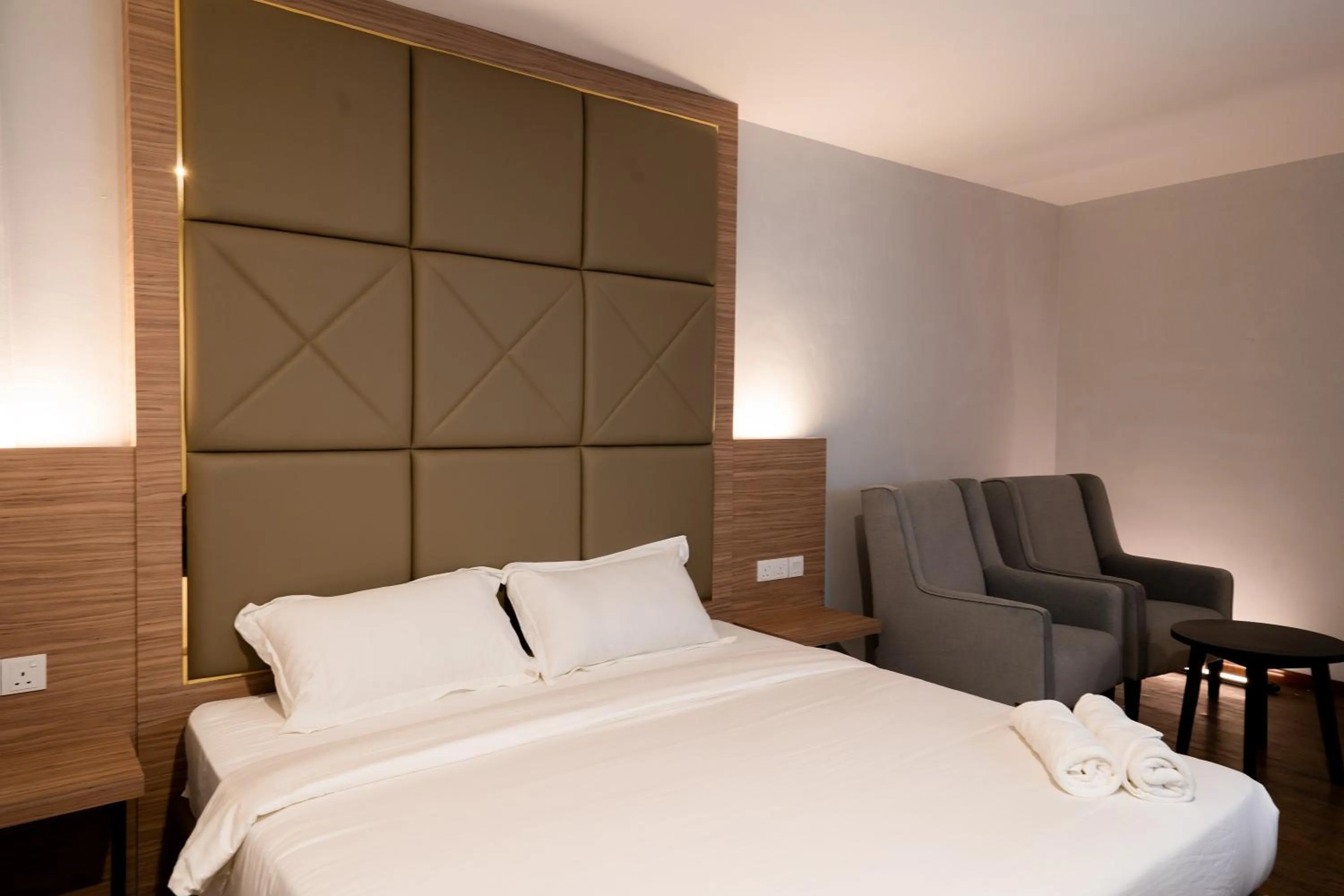 Bed in RM Hotel Muar