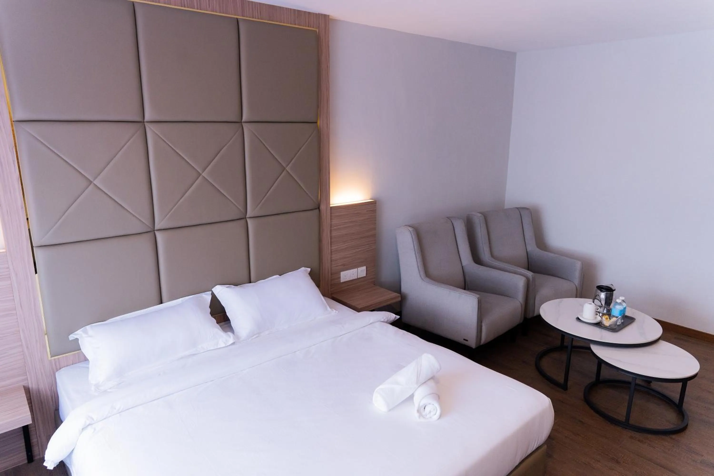 Bed in RM Hotel Muar