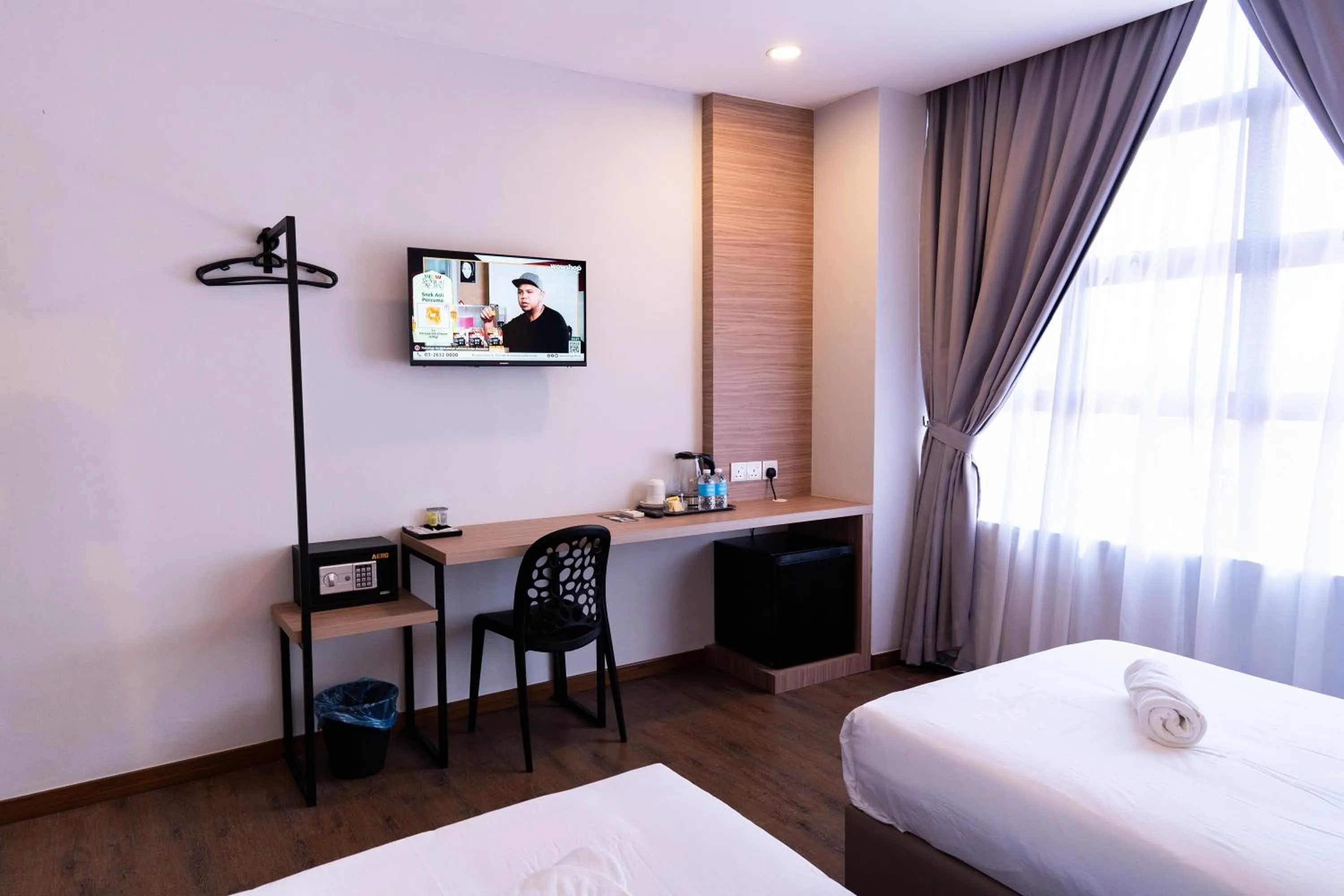 Bed in RM Hotel Muar