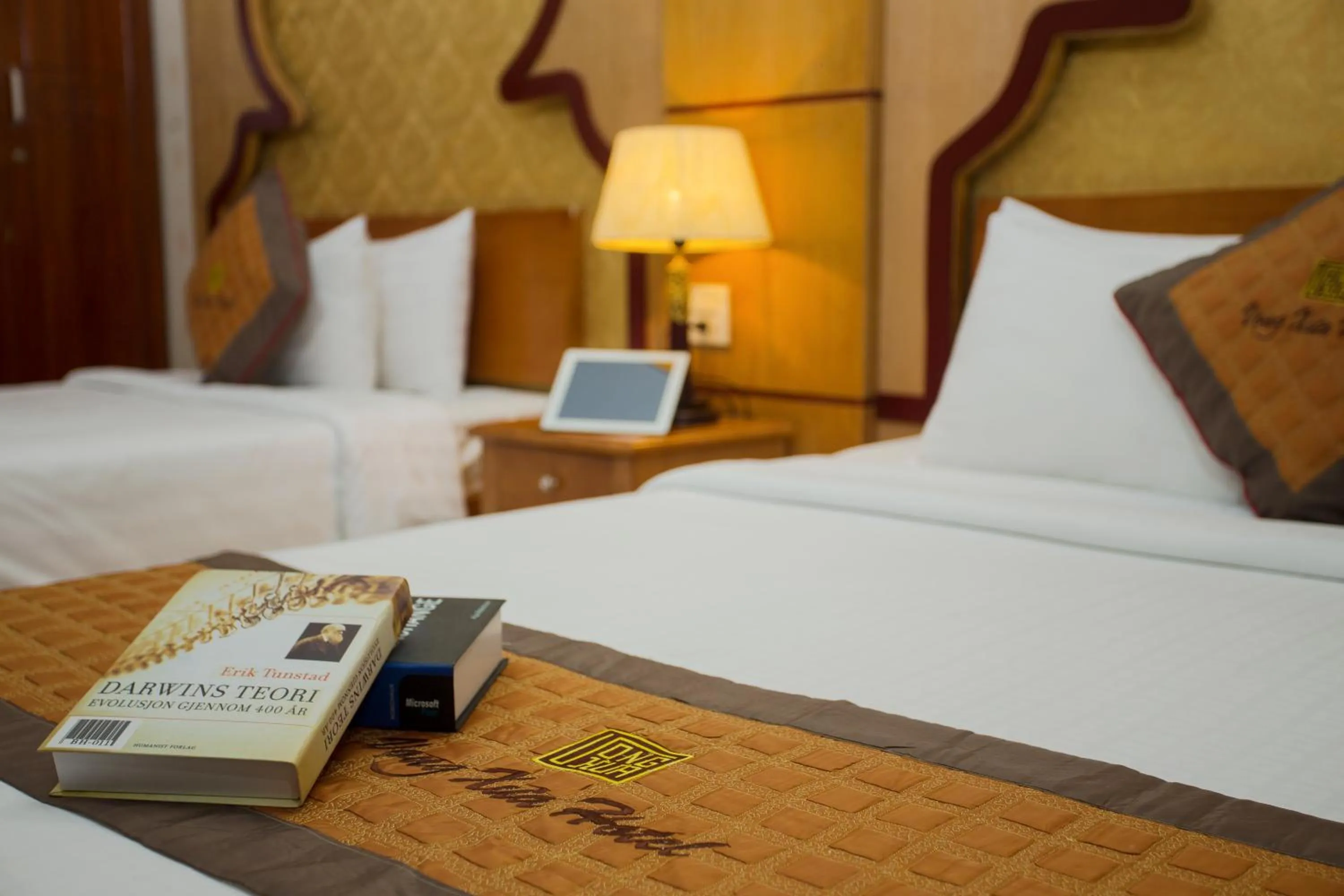 Bed in Vong Xua Boutique Hotel