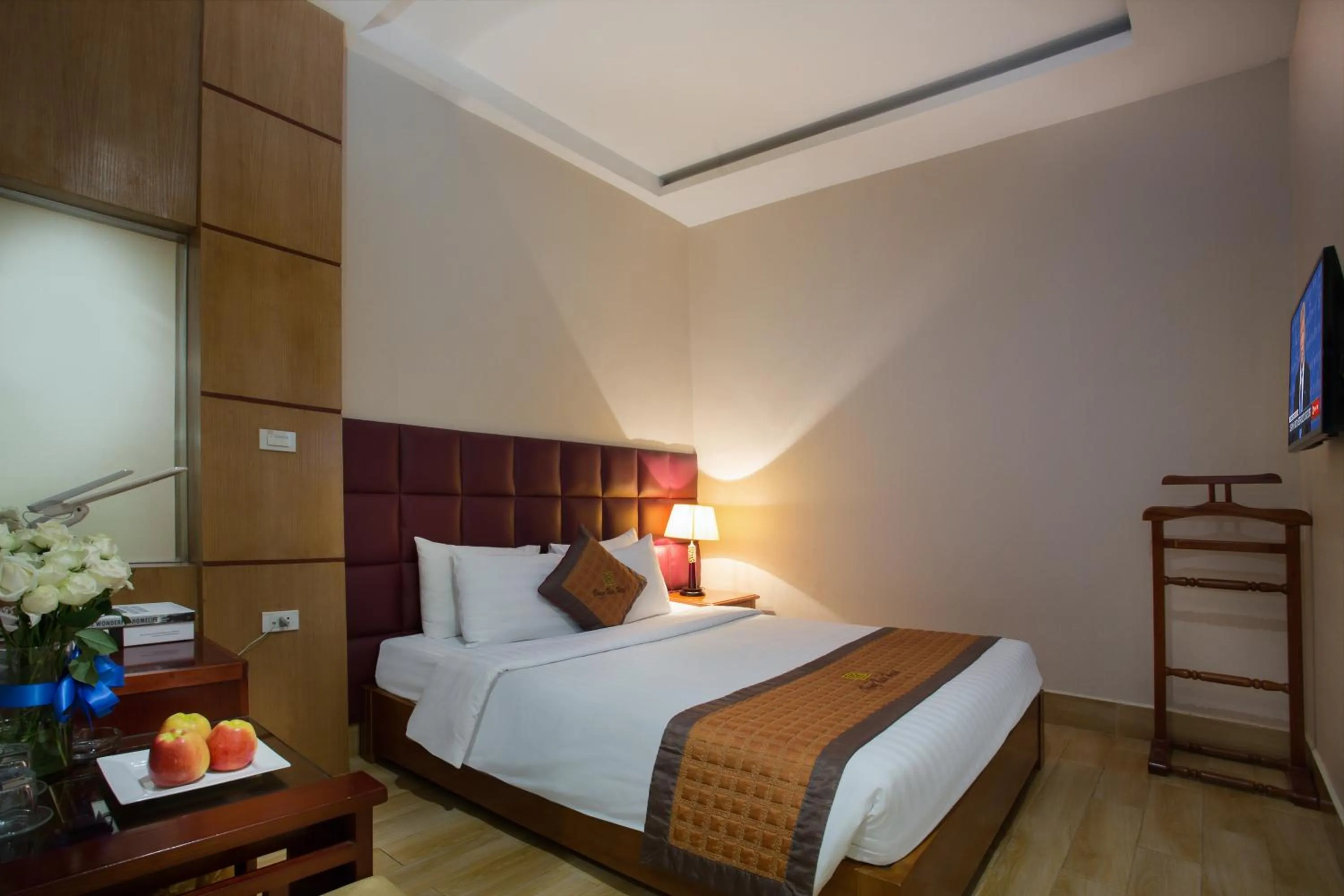Bed in Vong Xua Boutique Hotel