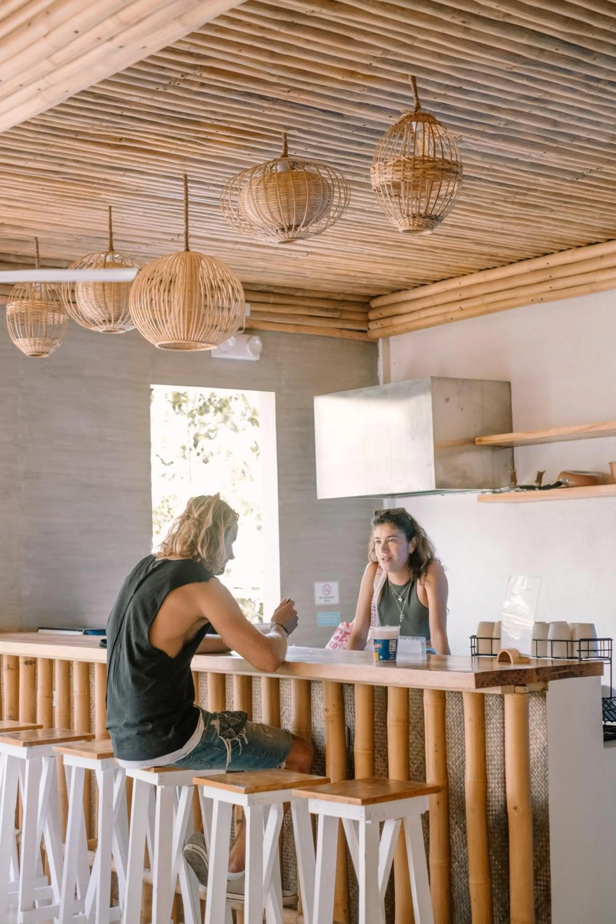 Kitchen or kitchenette in Happiness Hostel Siargao