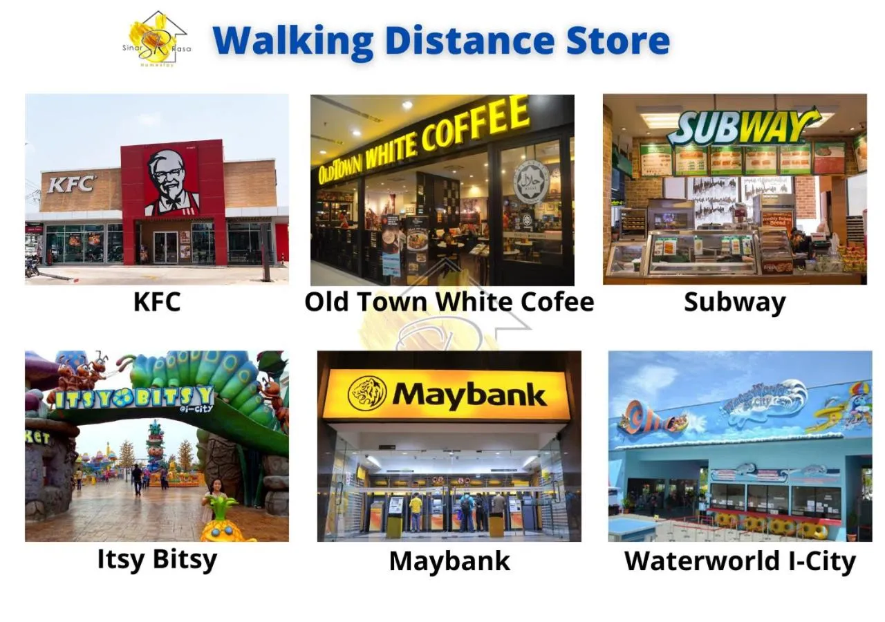 Restaurant/places to eat in Sinar Rasa Homestay at I-Soho, I-City