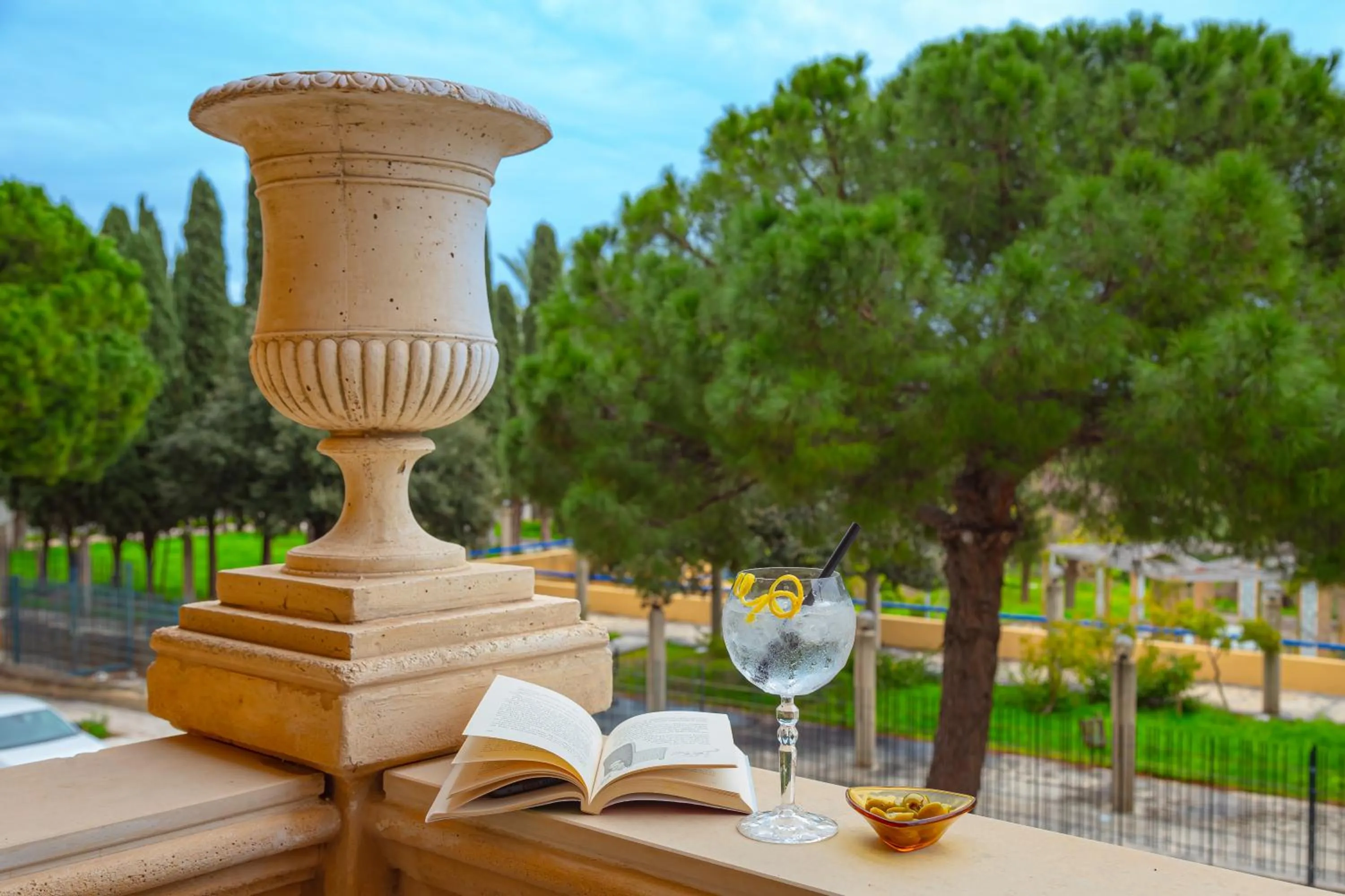 Garden view in La Paloma Blanca Hotel