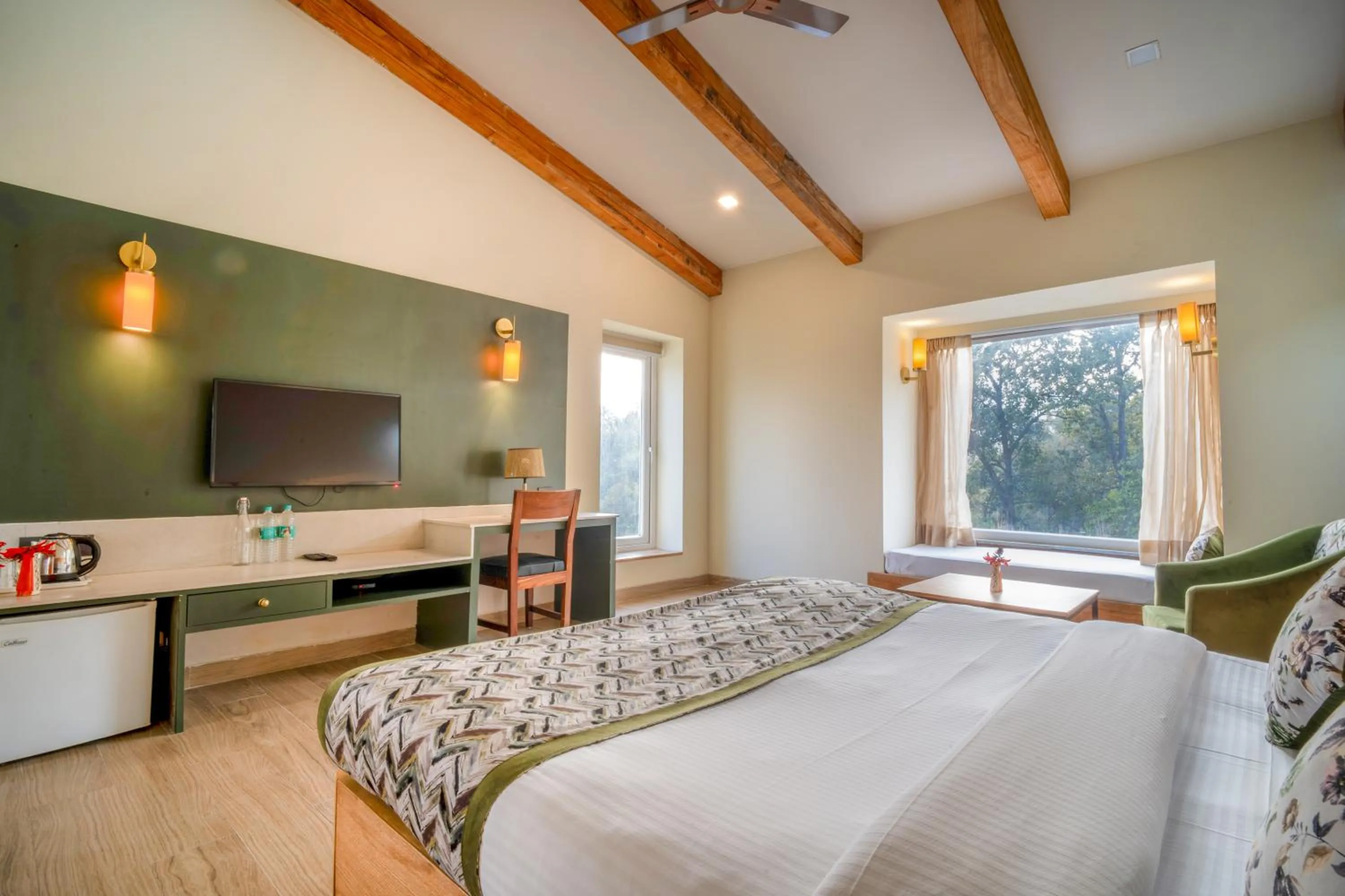 Bedroom, Bed in The Corbett Greens