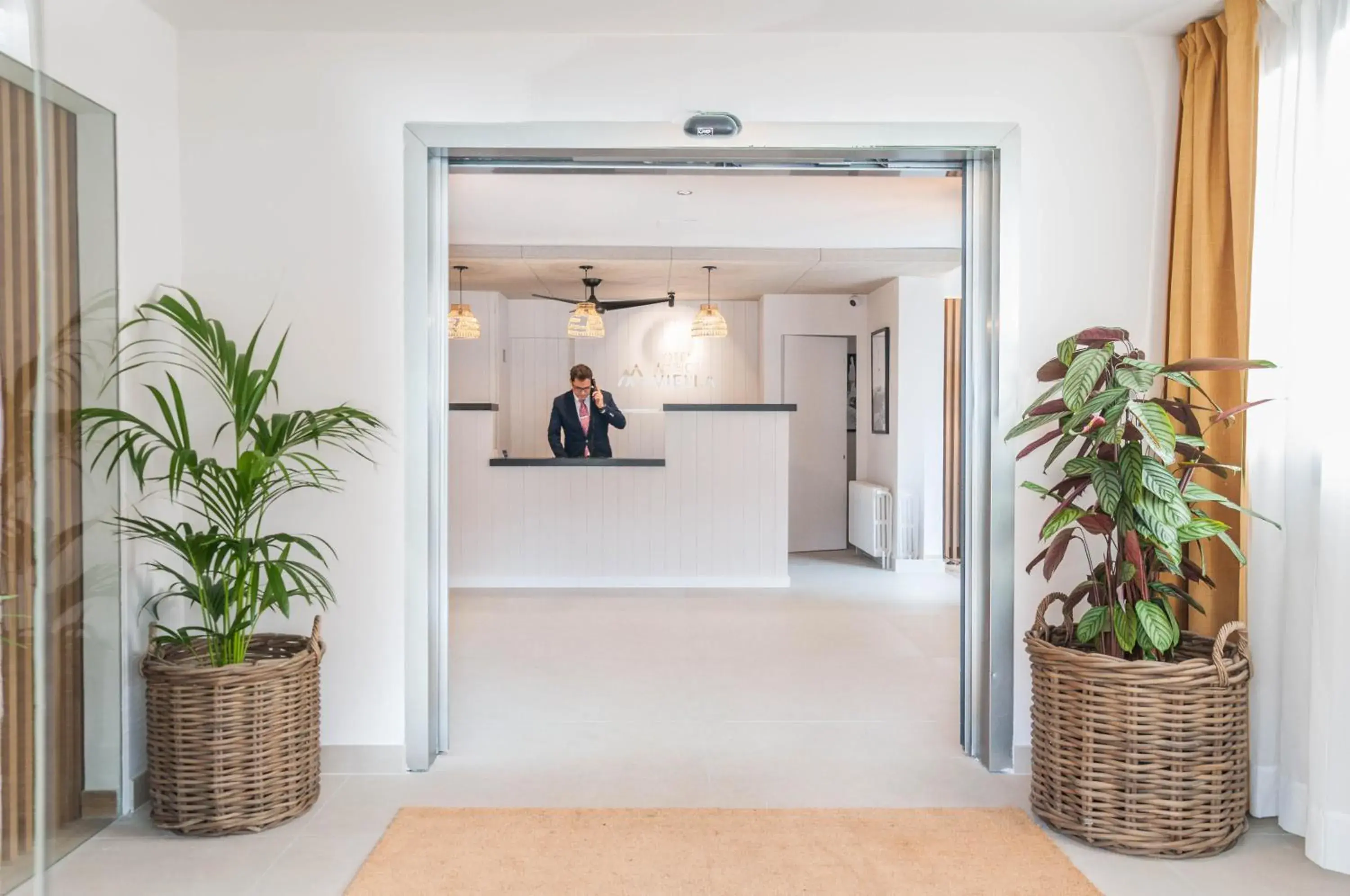 Lobby or reception in Hotel Viella Lobby or reception in Hotel Viella