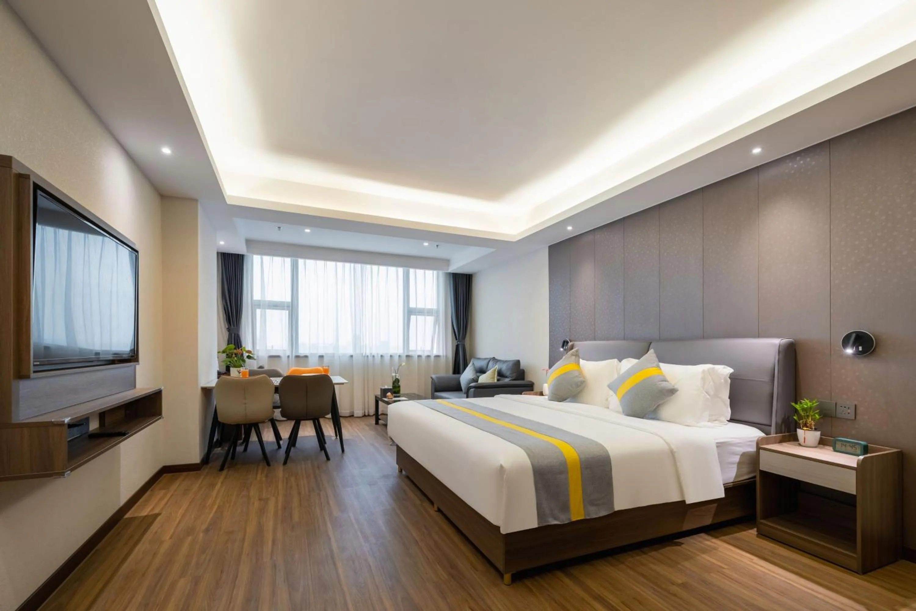 Bed in Citadines Zhengda Mall Hefei